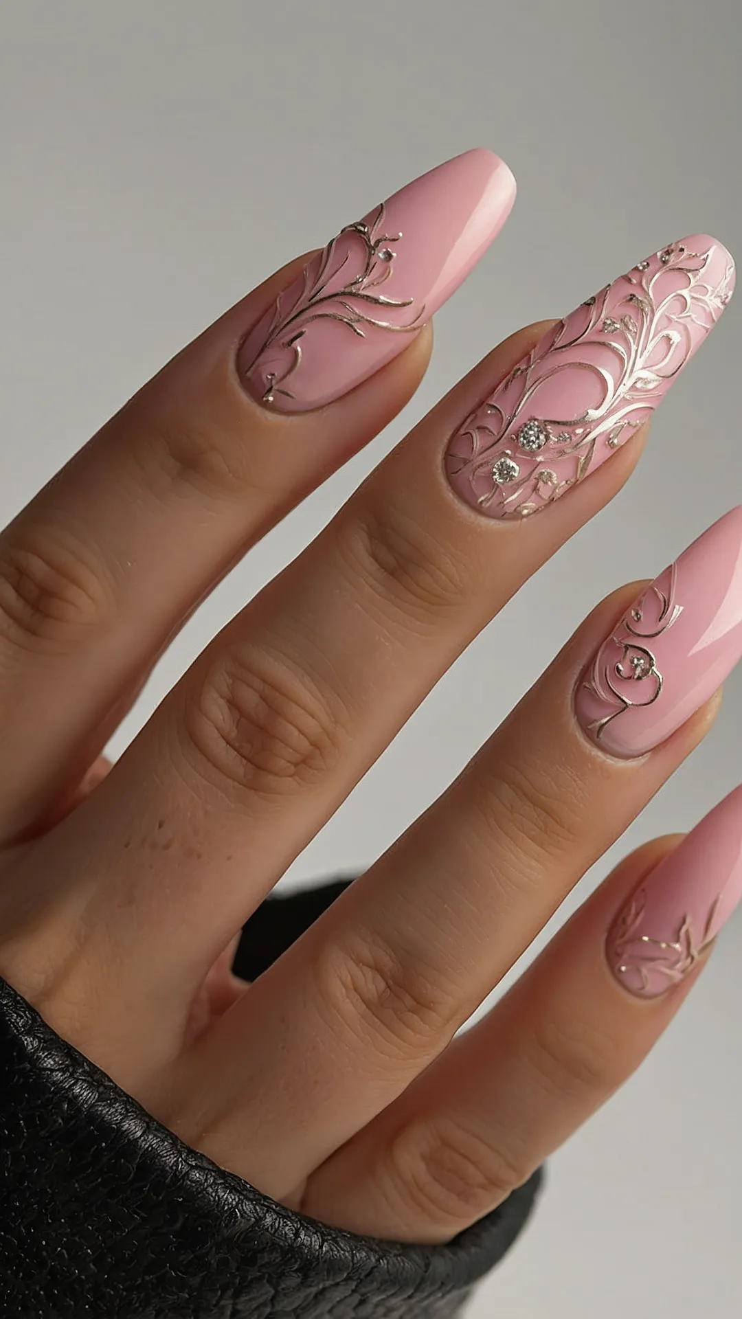 15 Pink Nail Art Ideas That Will Make You Say I Do to Summer 47 Stiletto Pink Fierce