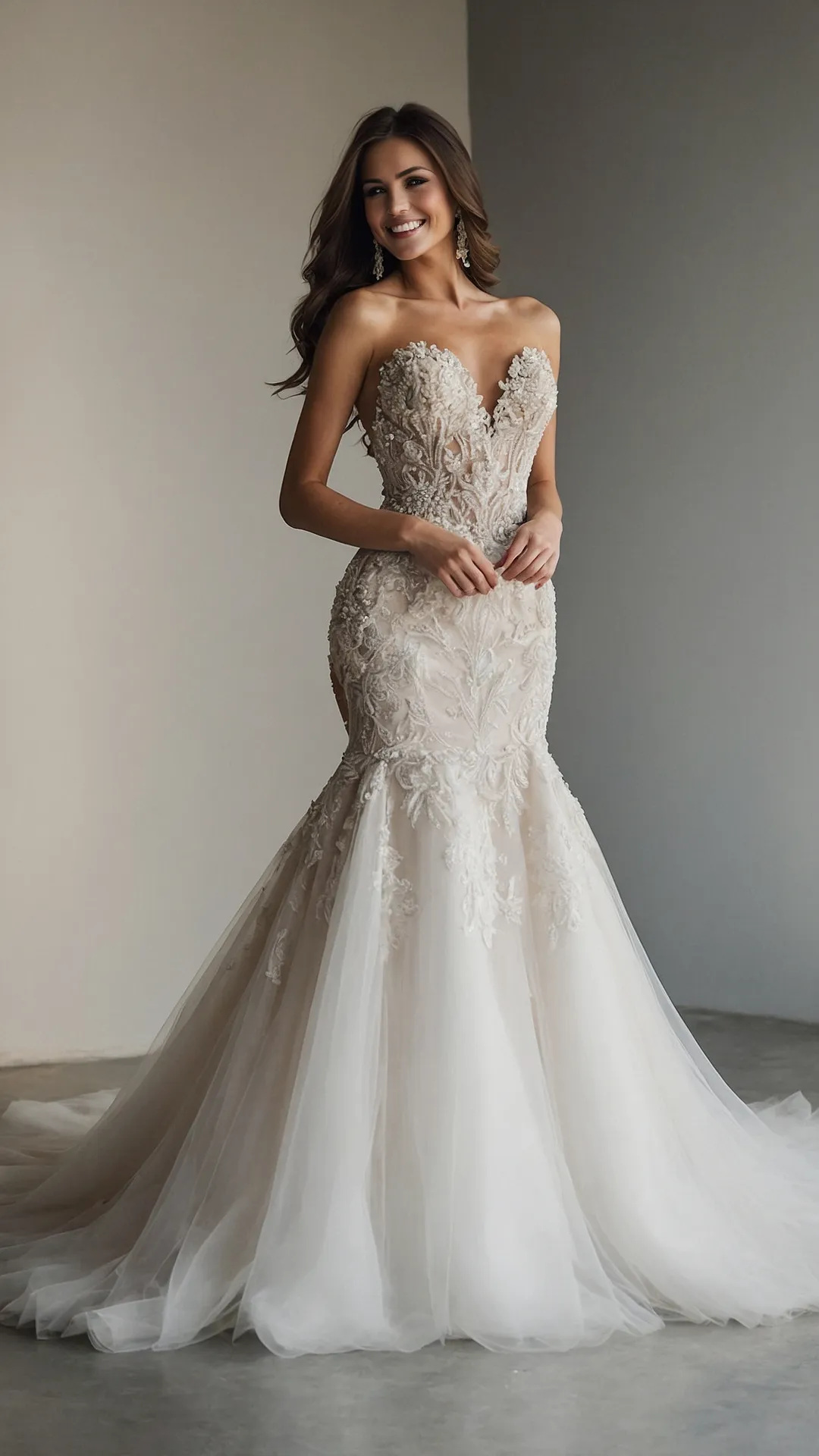 Pearl, Crystal, and Lace: 15 Beaded Wedding Dress Concepts to Wow Your Guests 38 Blinged-Out Bridal