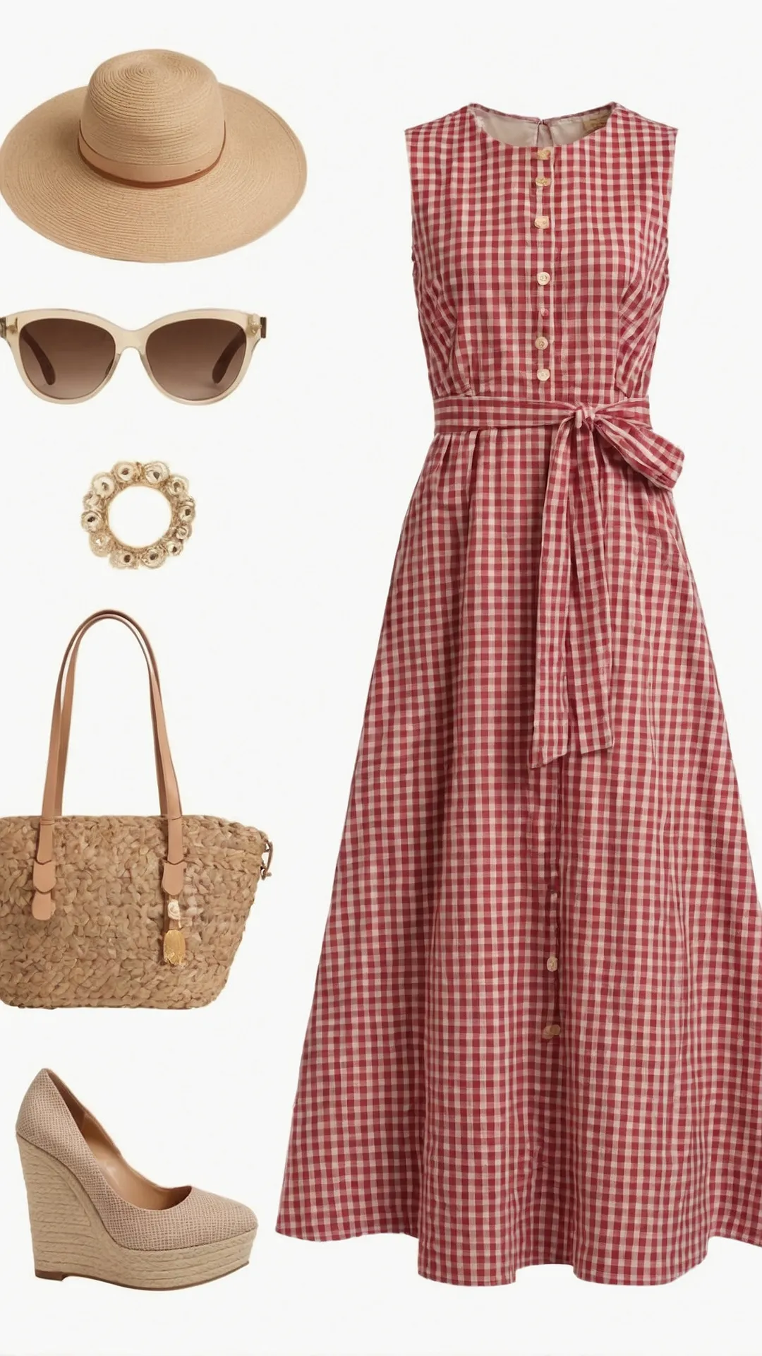 Gingham Dreams: 16 Dress Ideas to Rock This Summer 46 Pattern Perfect
