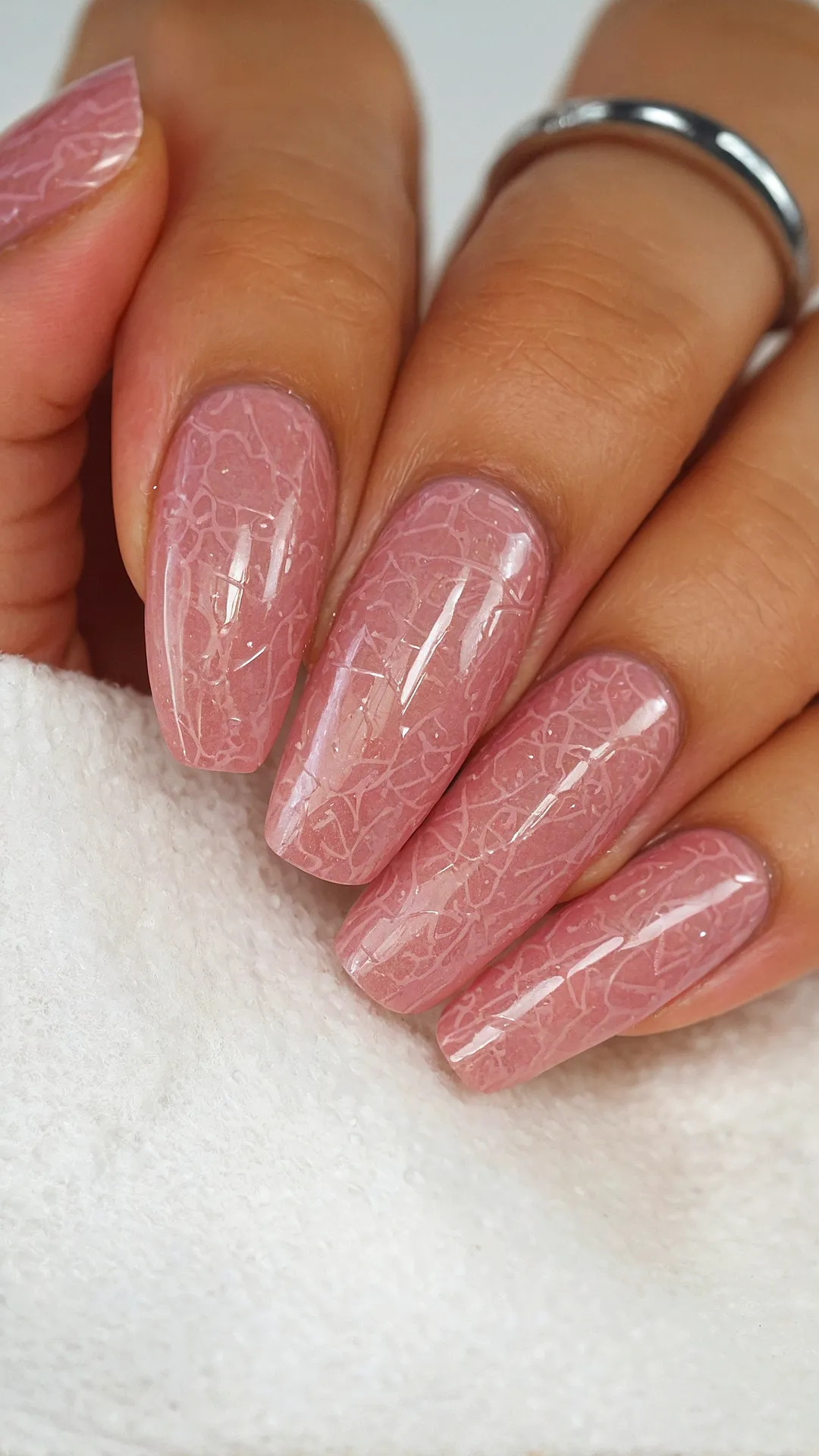 The Ultimate Guide to 19 Pink Acrylic Nail Designs for Every Mood 38 Acrylic Elegance in Pink