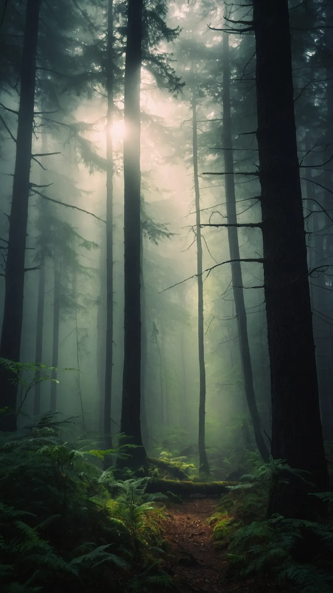 15 Practically Magical Misty Forest Wallpapers for Your Home 31 Summit's Gleam: