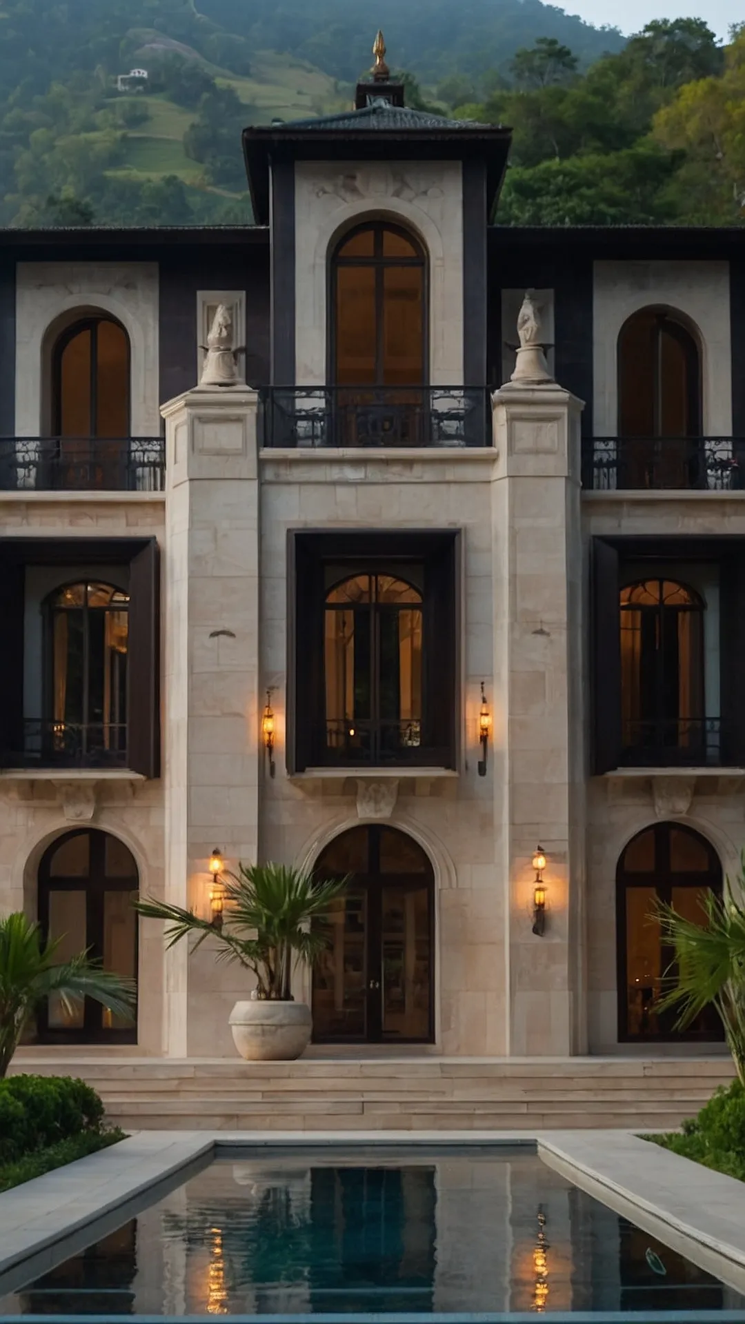 Dazzling Dreams: 15 Unique House Designs That Blend Luxury and Style 40 Aqua Oasis:
