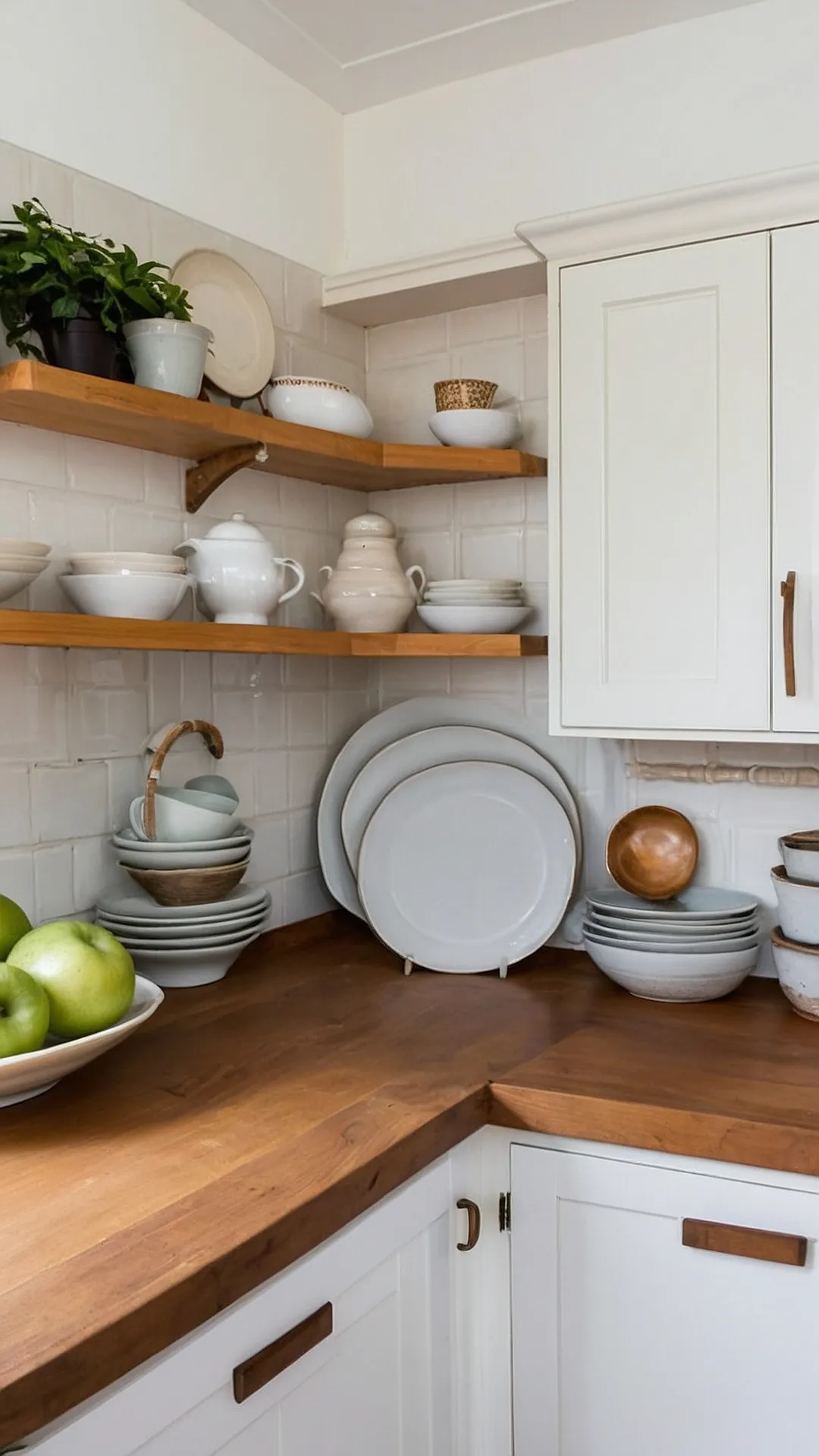 Kitchen Goals: Blue, Marble, and Bubbling Lights