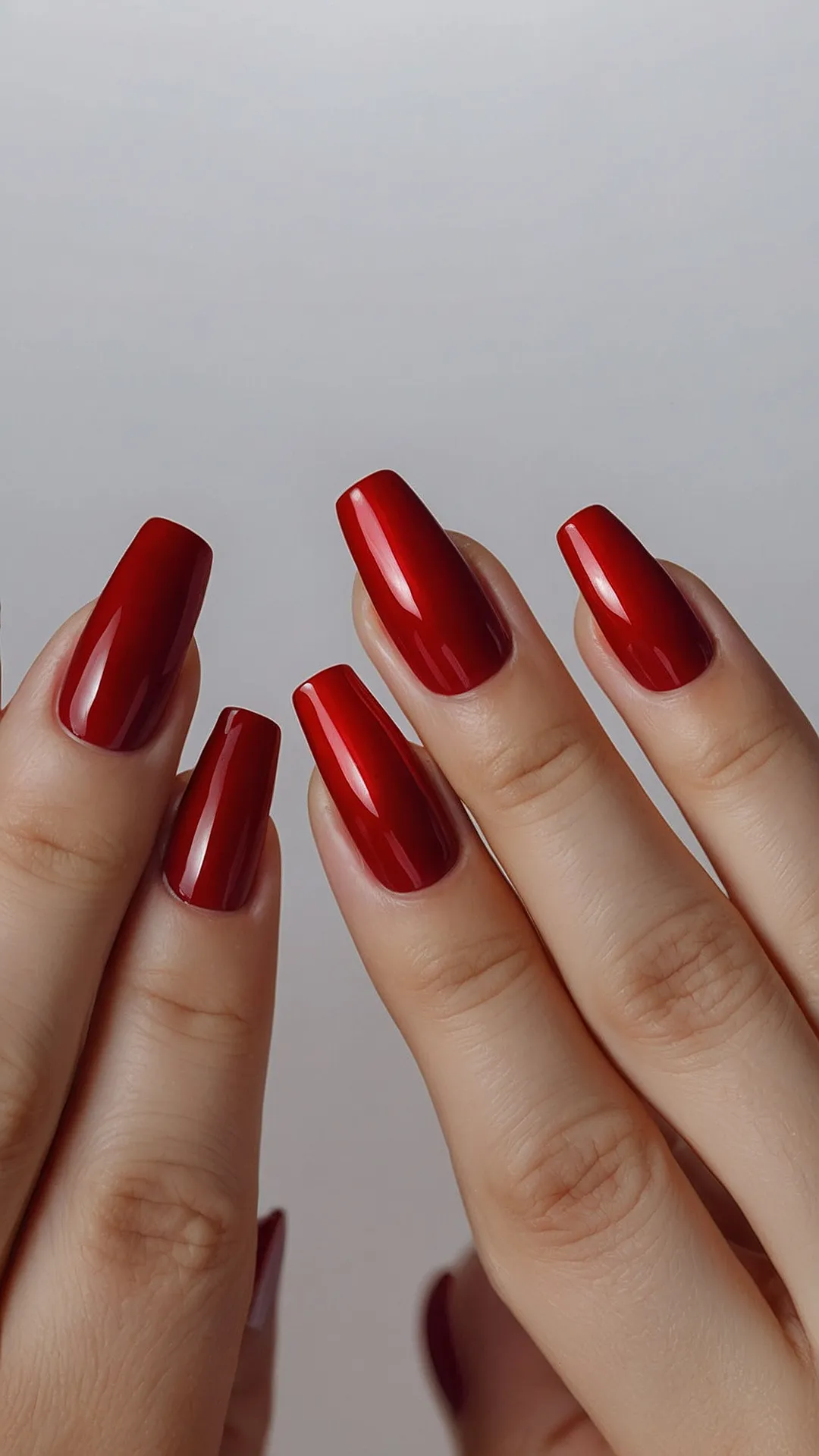 Autumnal Glam: 14 Enchanting Red Nail Ideas for Fall 2024 36 Firestorm Mani: