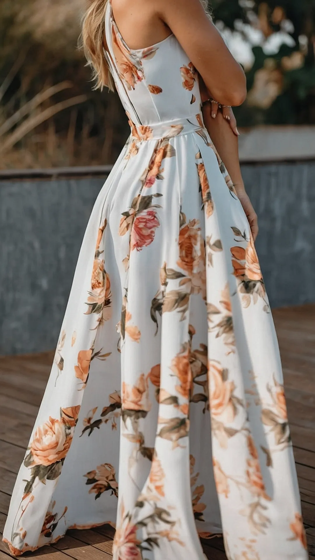Stand Out in Style: 17 Floral Maxidresses You Must Have 41 Desert Blossom Gown