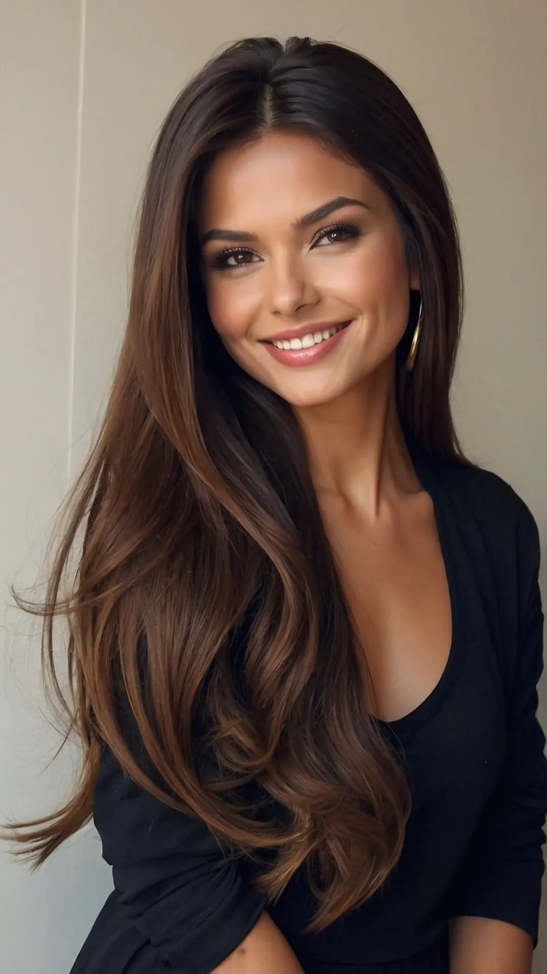 Embrace Your Dark Side: 15 Glamorous Dark Chocolate Brown Hair Ideas 41 Dark Chocolate Tresses