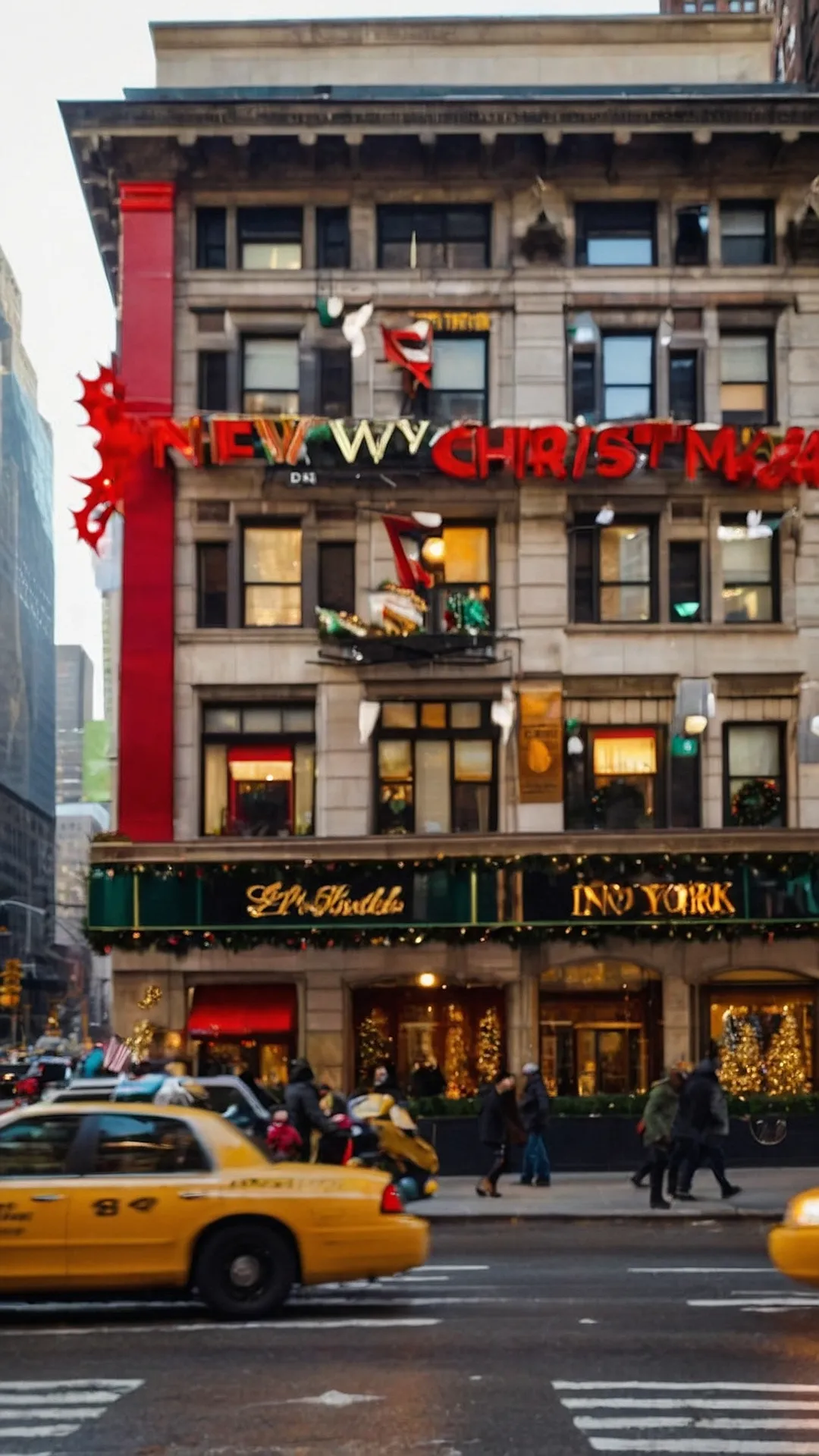 Holiday Cheers: 14 Trending New York Christmas Photo Ideas 40 Taxi Tales of Christmas