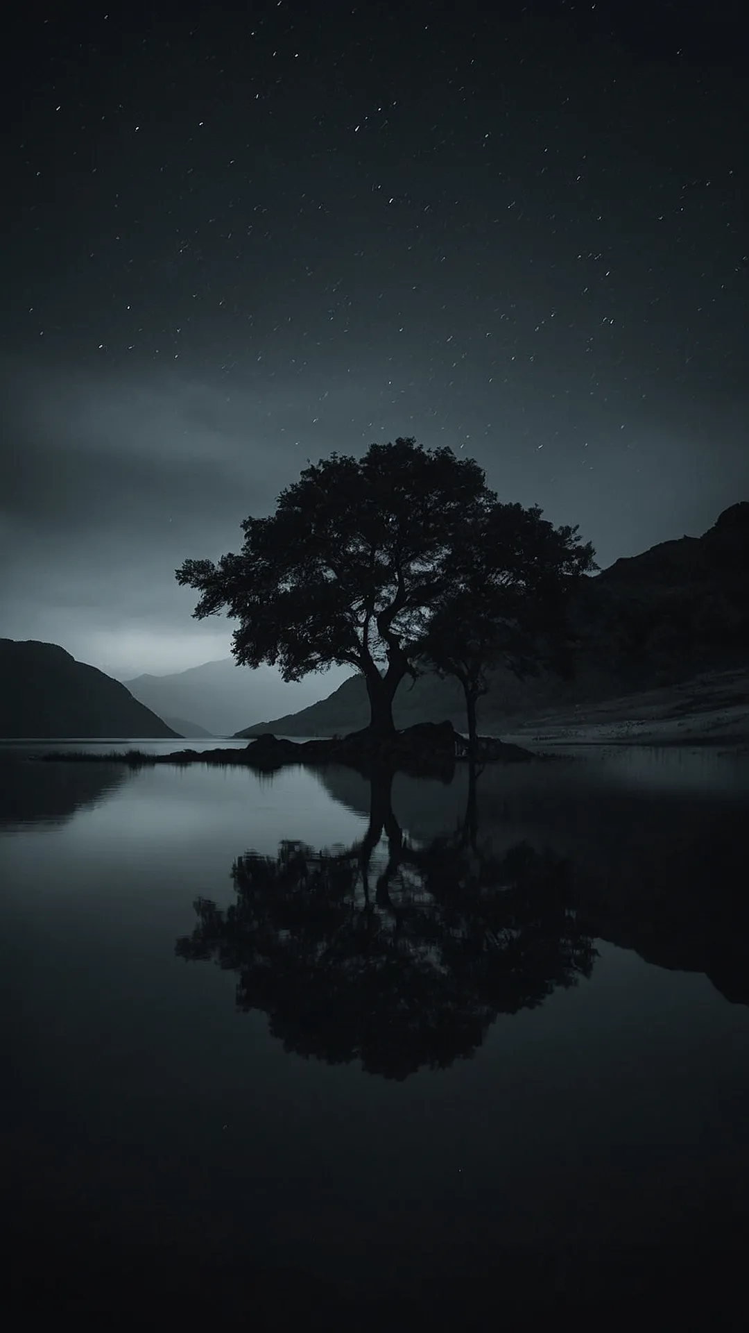 Dive into Darkness: 15 Aesthetic Dark Wallpapers for Your Devices 45 Nocturnal Canopy