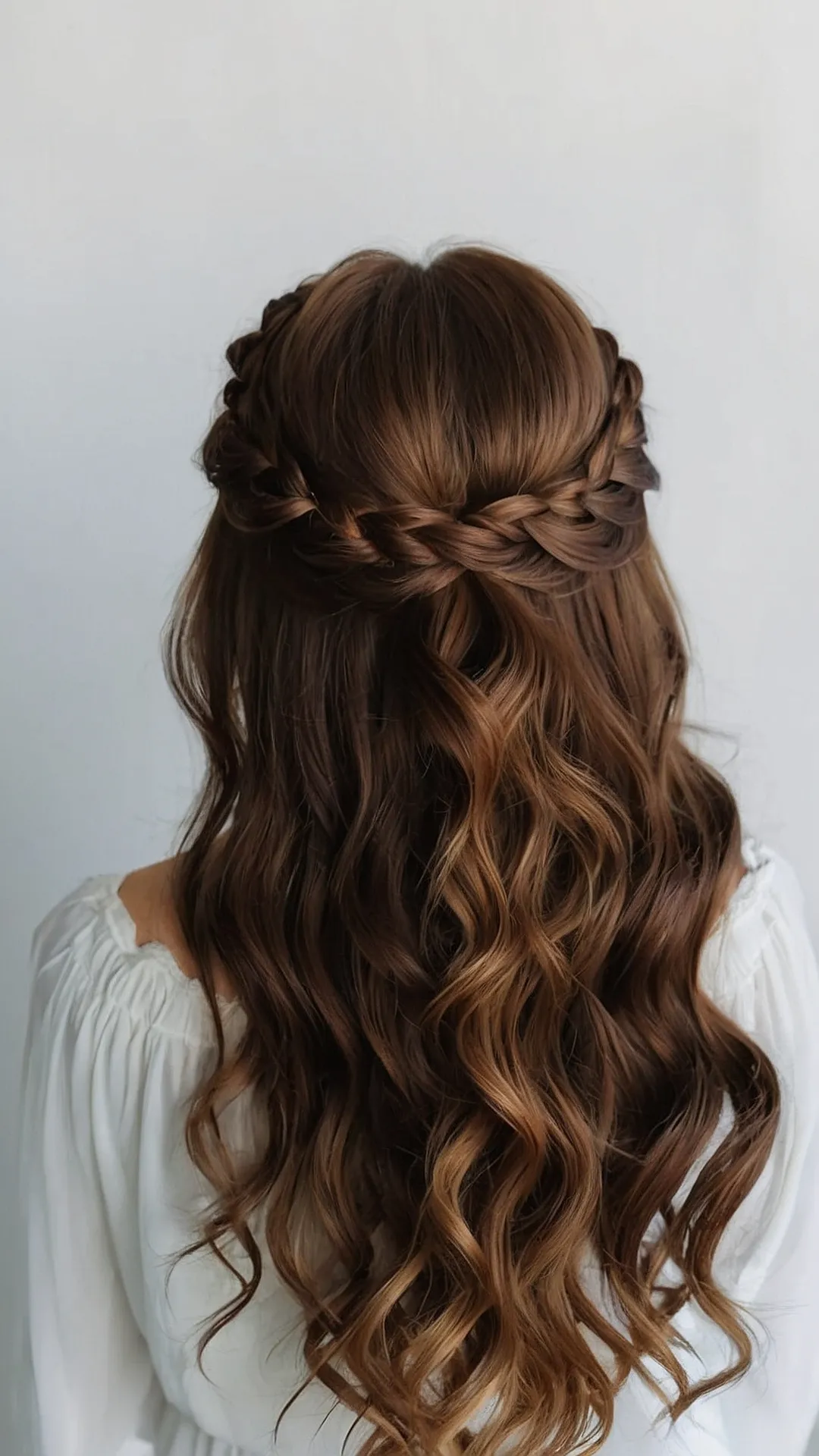 18 Stunning Half-Up Half-Down Wedding Hairstyles for the Modern Bride 37 Braided Bridal Beauty