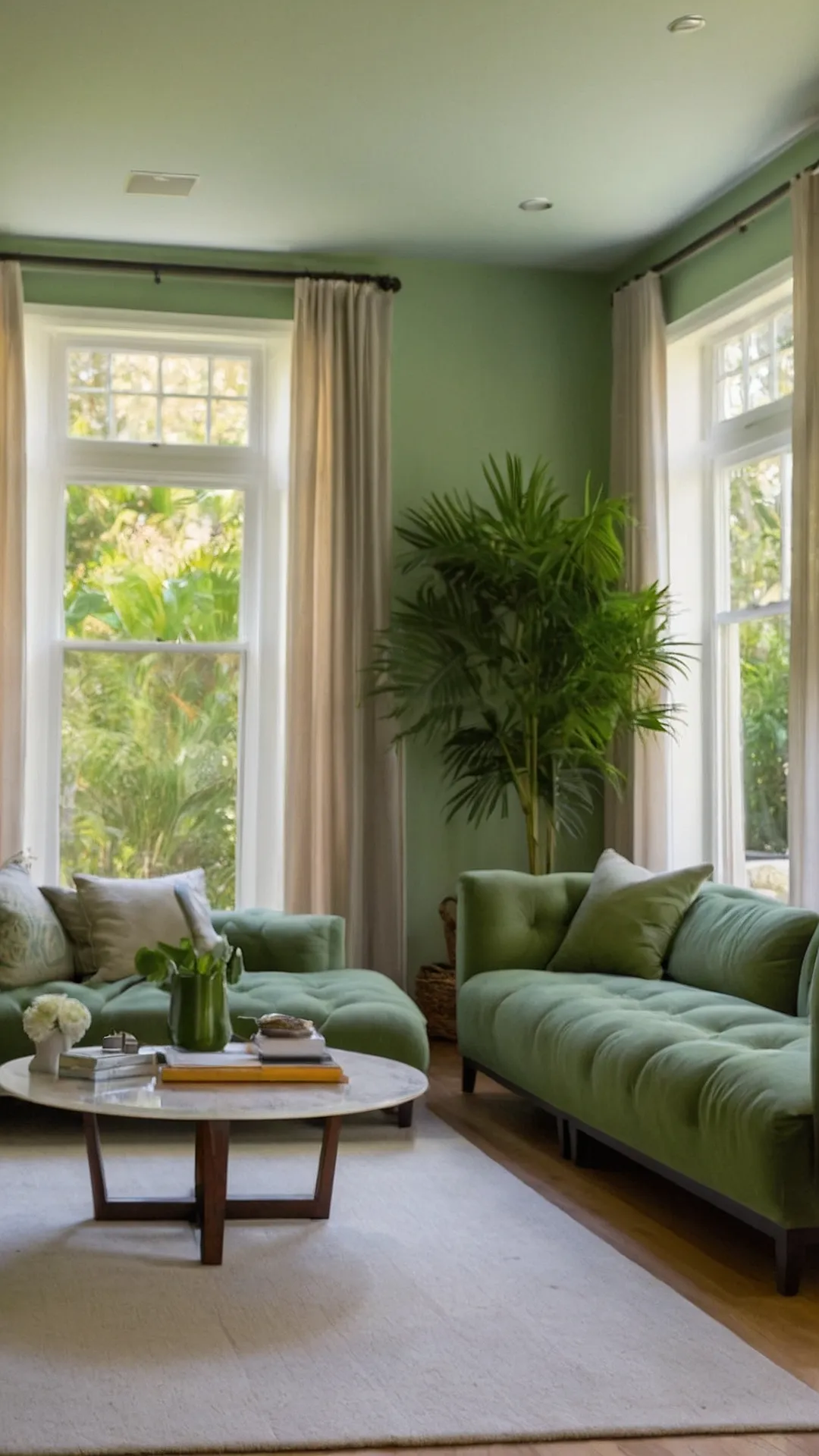 22 Cozy Greenery Living Room Ideas to Transform Your Space 32 LimeLight Lounge