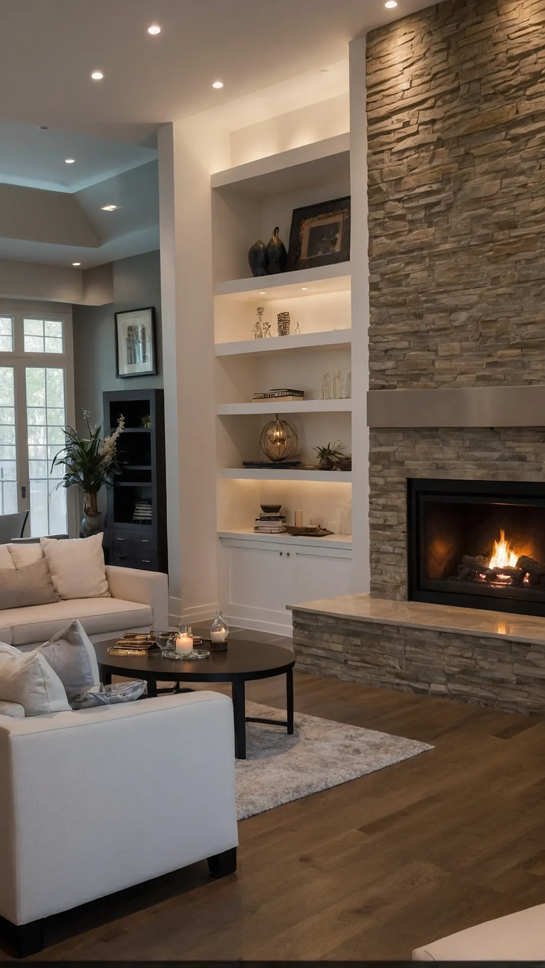 Trendy Hearths: 17 Living Room Fireplace Designs for Your Cozy Retreat 31 Fireplace Vibes On