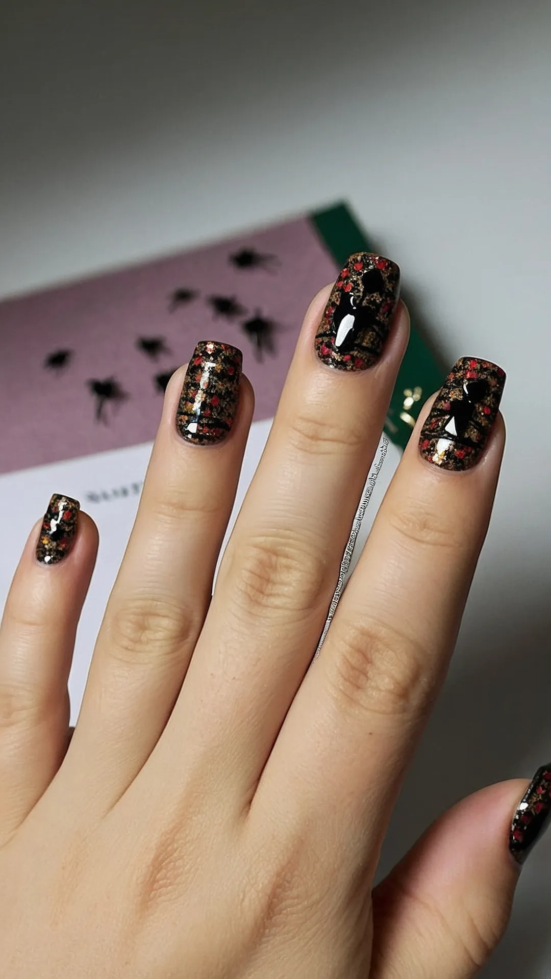 Scarecrow Nails: Nail Art That's a Real Crow-d Pleaser!: