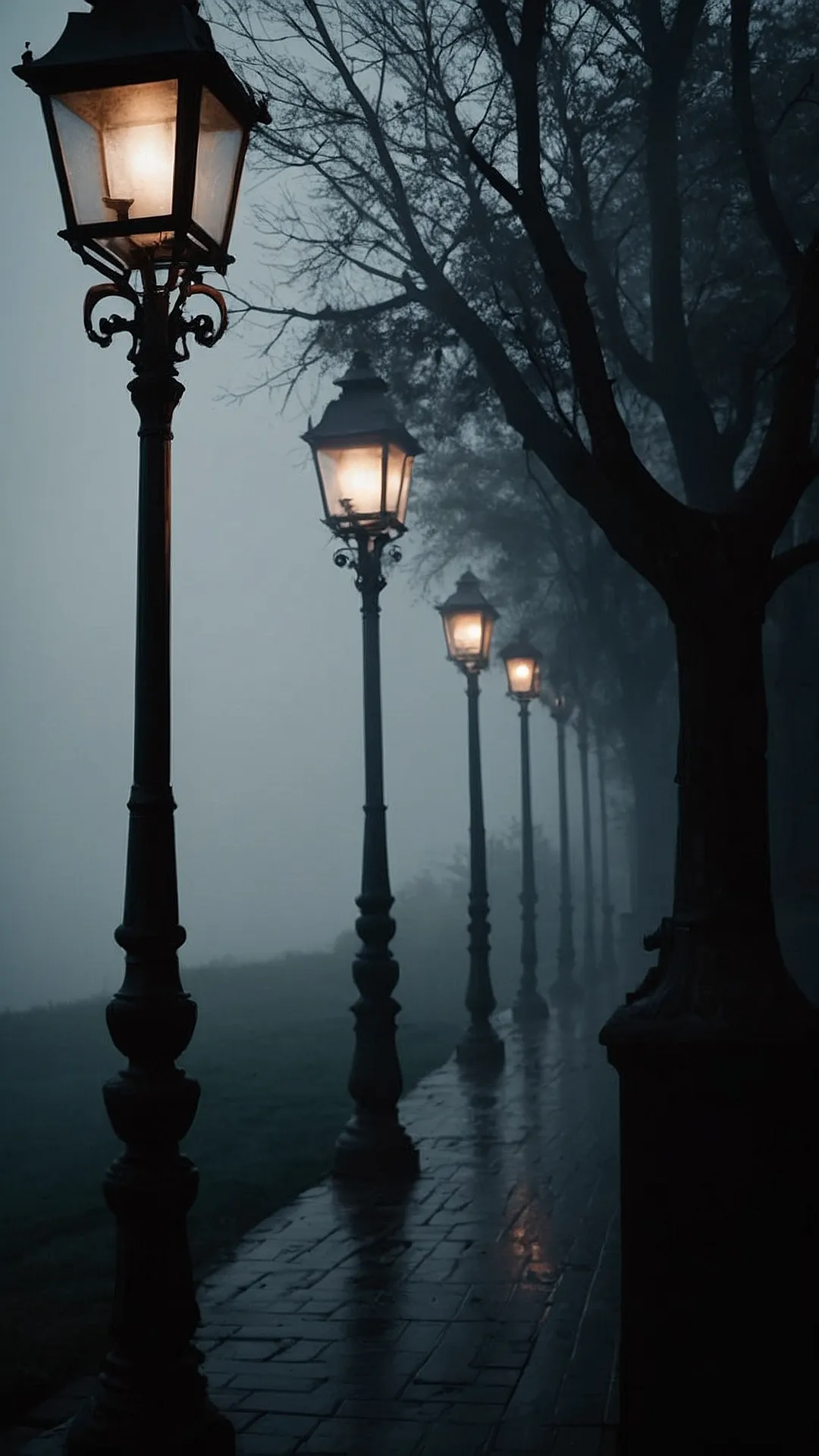Dive into Darkness: 15 Aesthetic Dark Wallpapers for Your Devices 31 Mystical Meadow