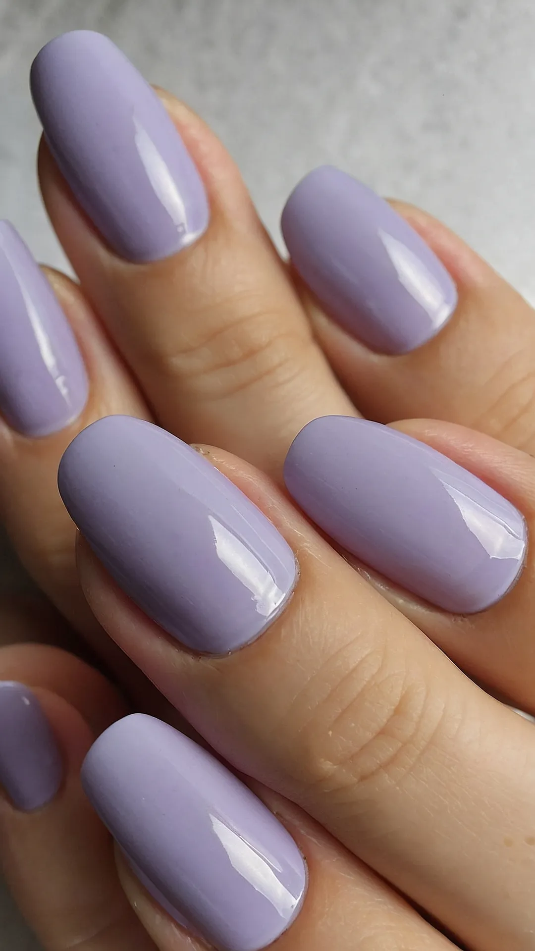 Chic Lavender Nails