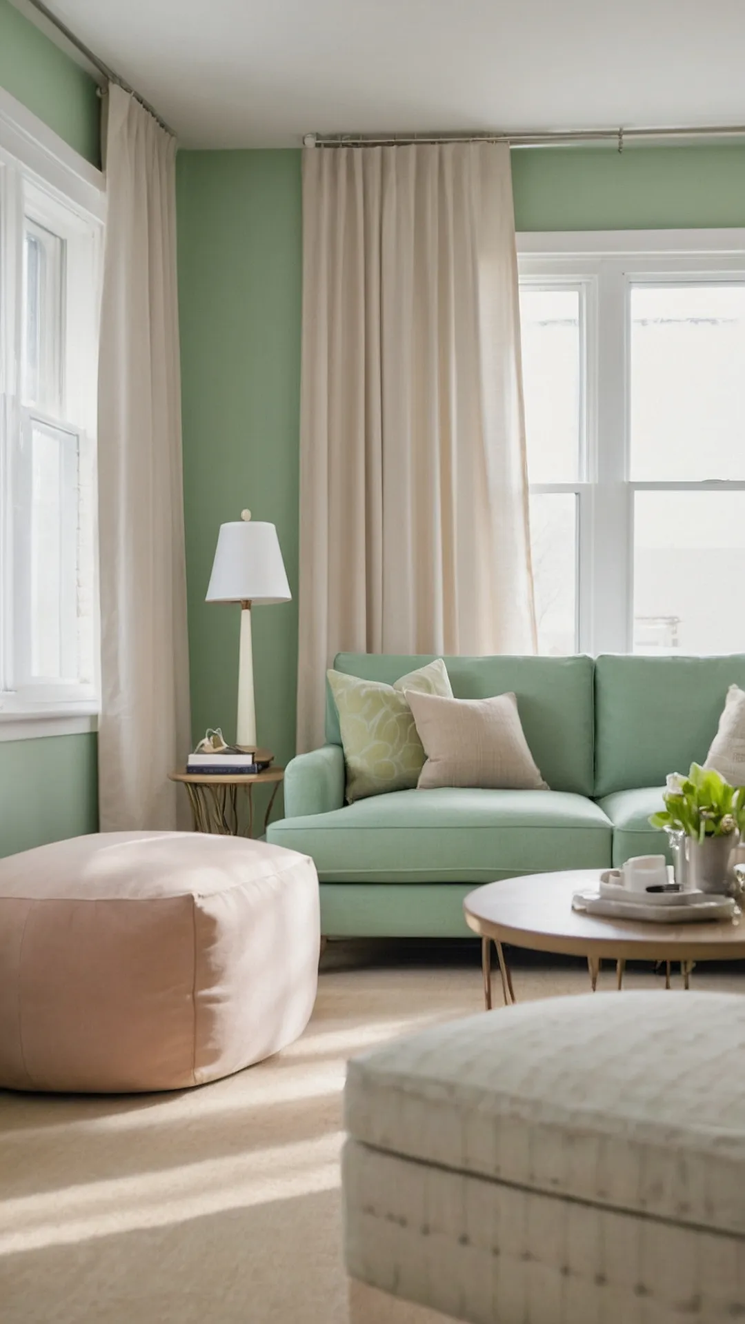 22 Cozy Greenery Living Room Ideas to Transform Your Space 43 Serene Greenspace