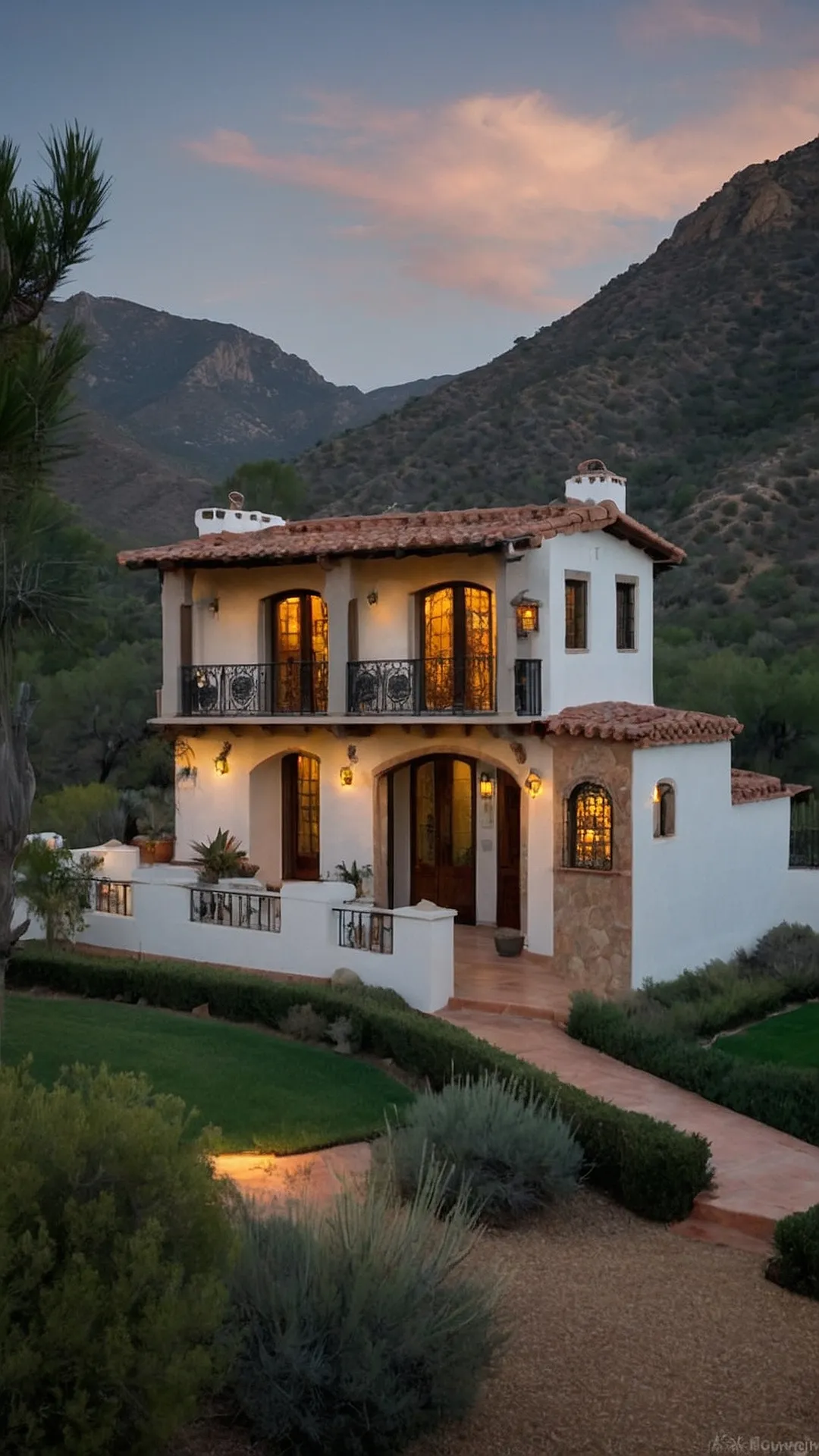 Patio Paradise: Spanish Tiny Homes