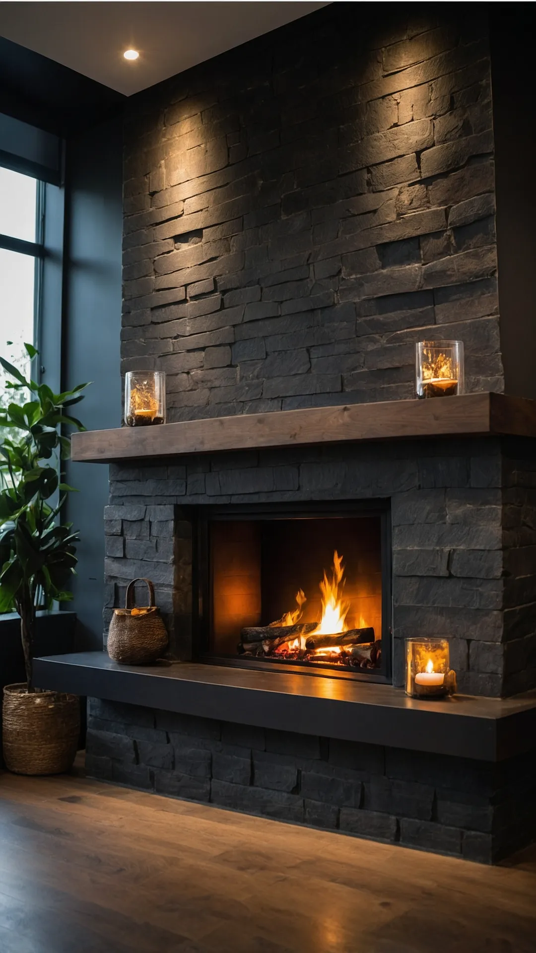 Trendy Hearths: 17 Living Room Fireplace Designs for Your Cozy Retreat 35 Marshmallow Ready Spot