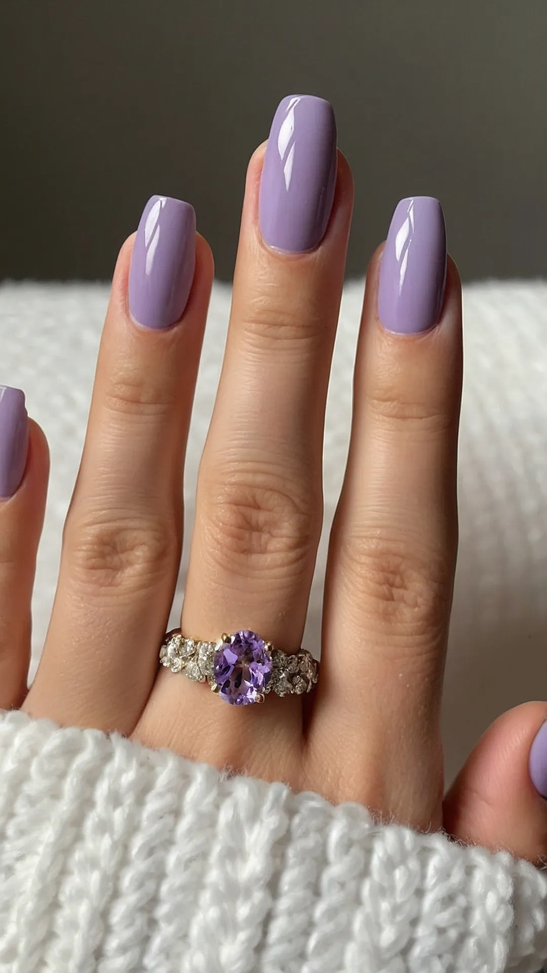 Royal Lavender Manicure