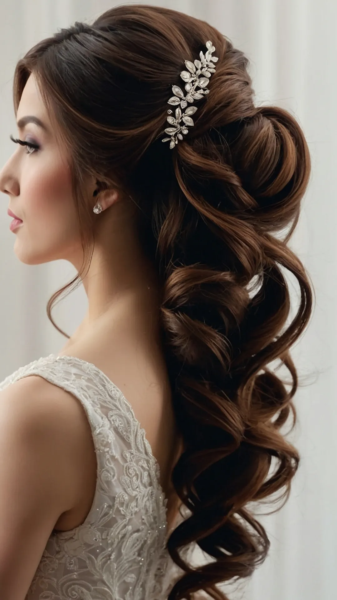 18 Stunning Half-Up Half-Down Wedding Hairstyles for the Modern Bride 42 Effortless Bridal Elegance