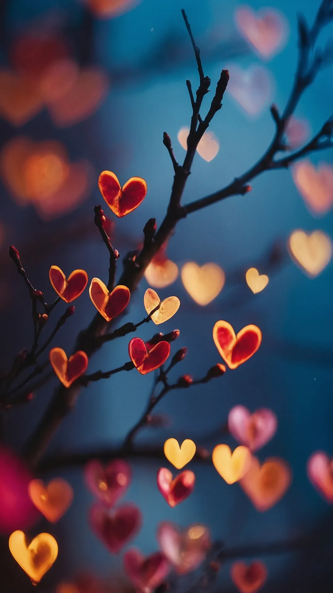 Romantic Reds: 19 Dark Aesthetic Valentine’s Wallpapers 41 Heartlight Delight