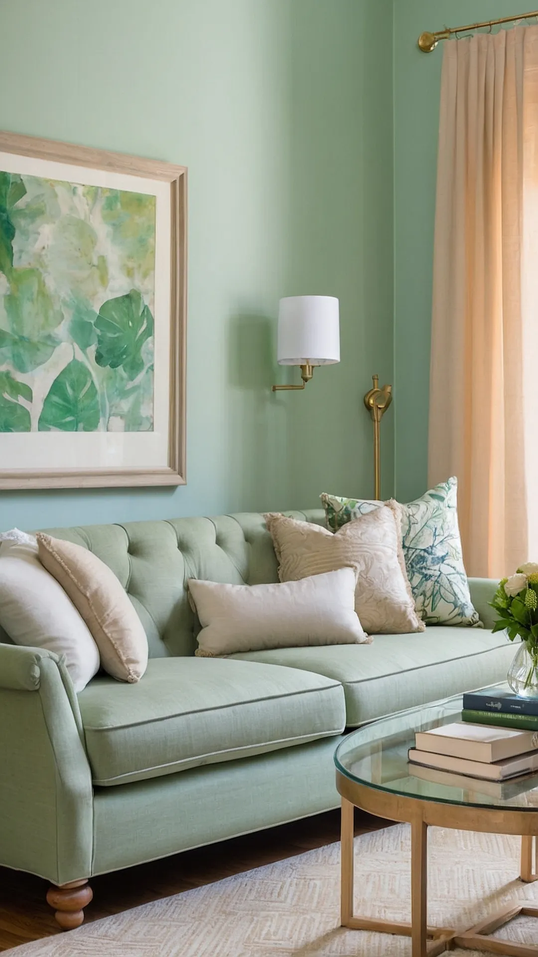 22 Cozy Greenery Living Room Ideas to Transform Your Space 45 Emerald Sanctuary