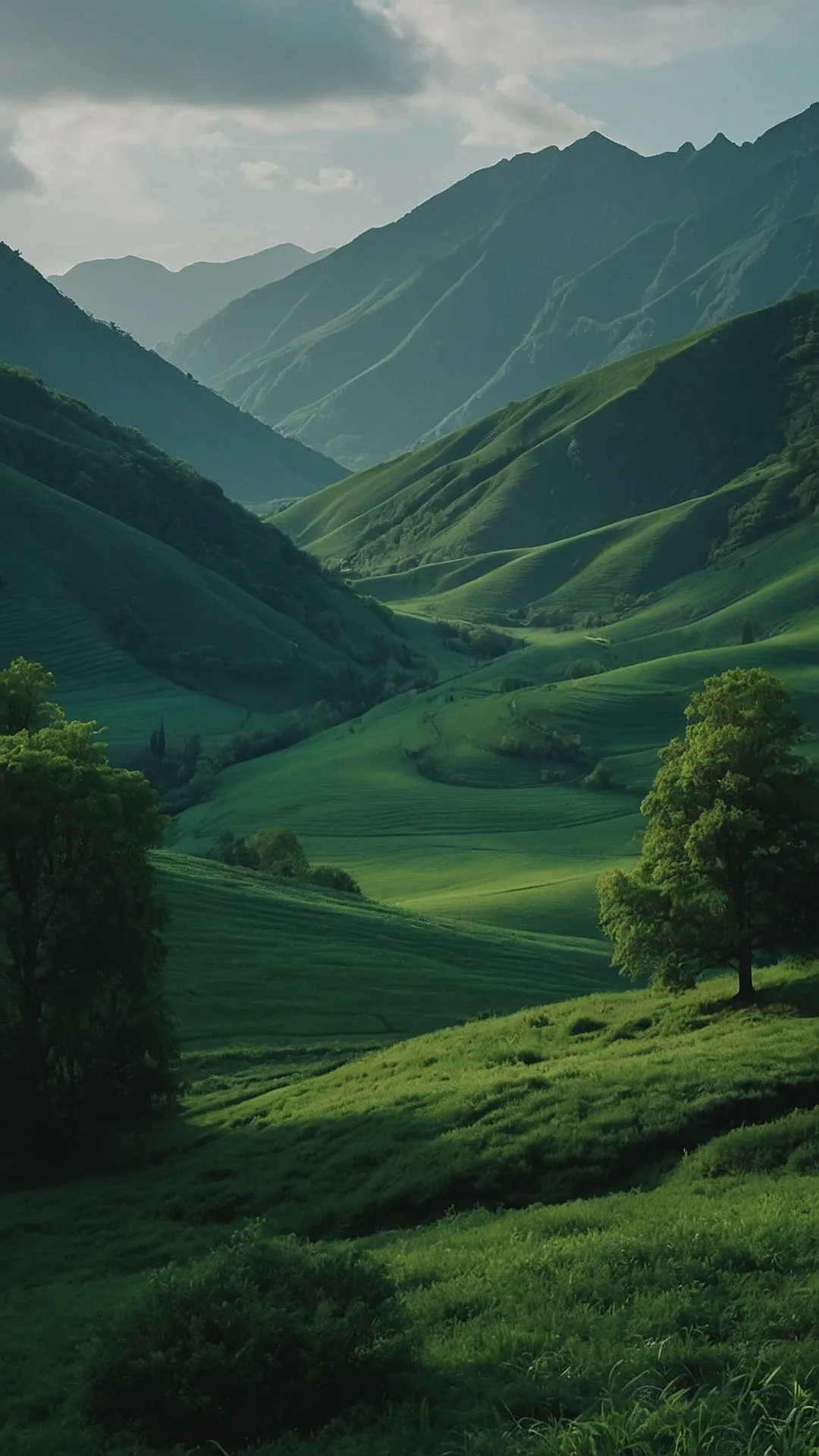 Embrace the Green: 15 Trendy Aesthetic Wallpapers You Need** ** 44 Into the Verdant Haze