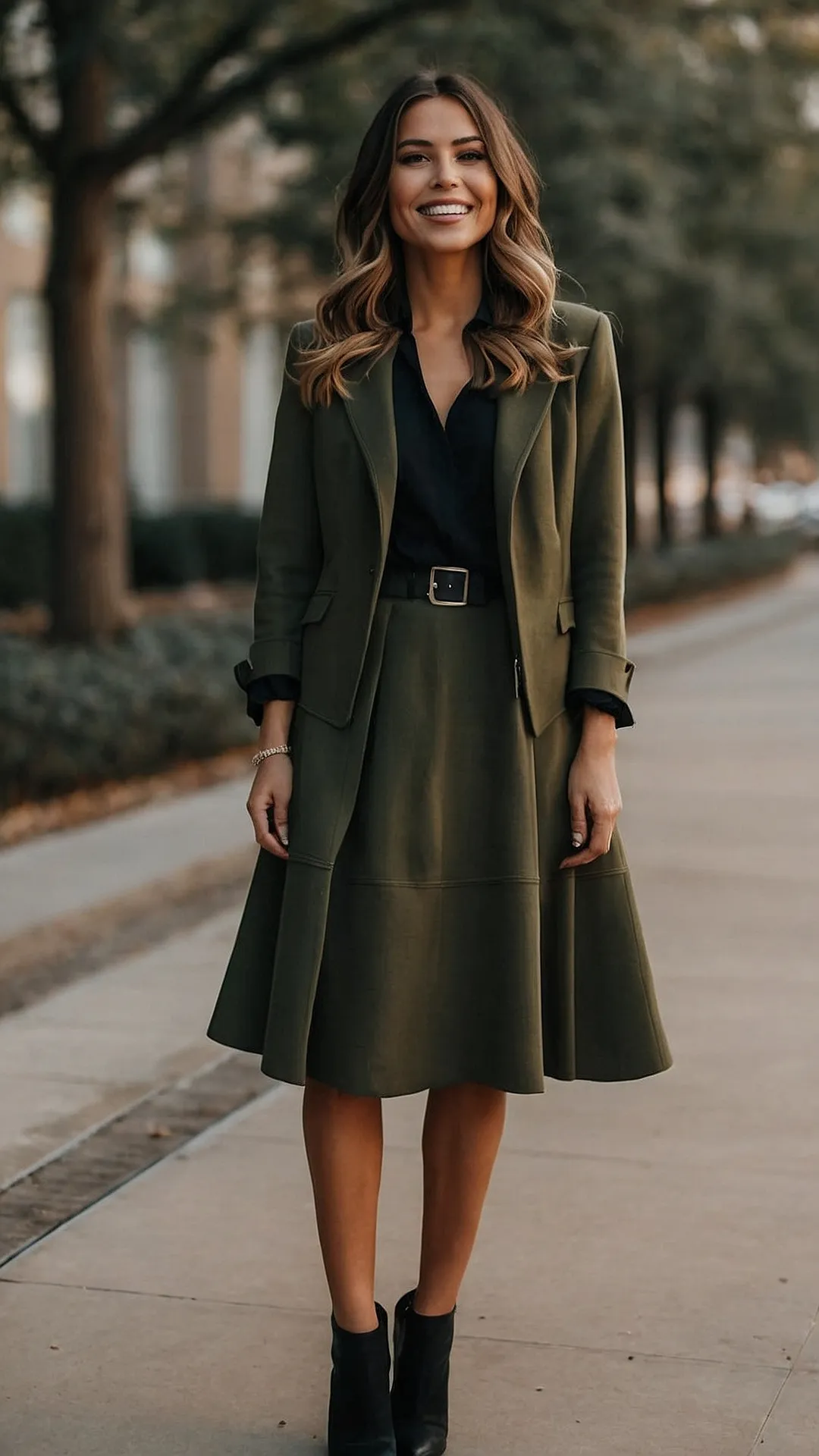 Cozy Chic: 15 Midsize Fall Outfit Ideas for 2024** ** 26 Trench & Treat: