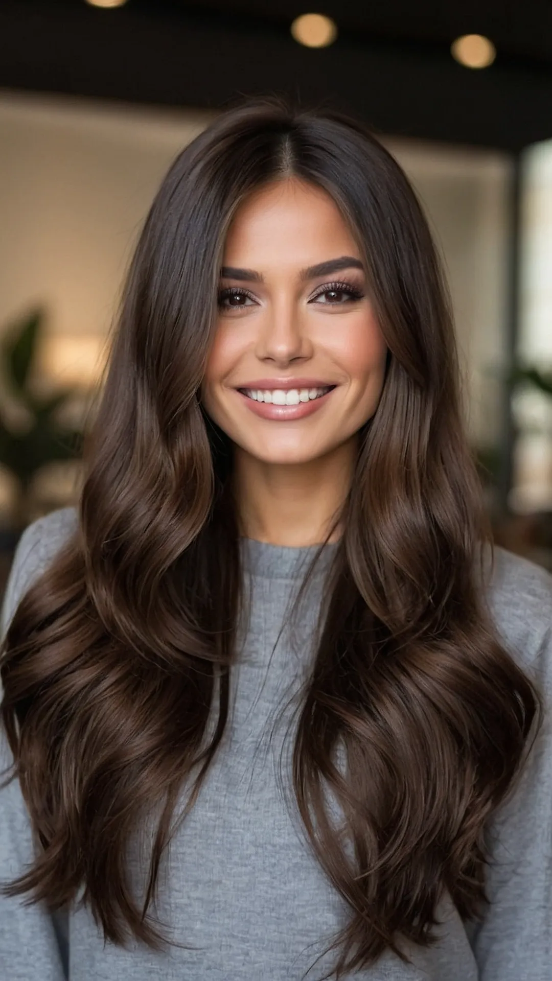 15 Dark Chocolate Brown Hair Ideas to Give You Serious Hair Envy 38 Cocoa Dreamscape