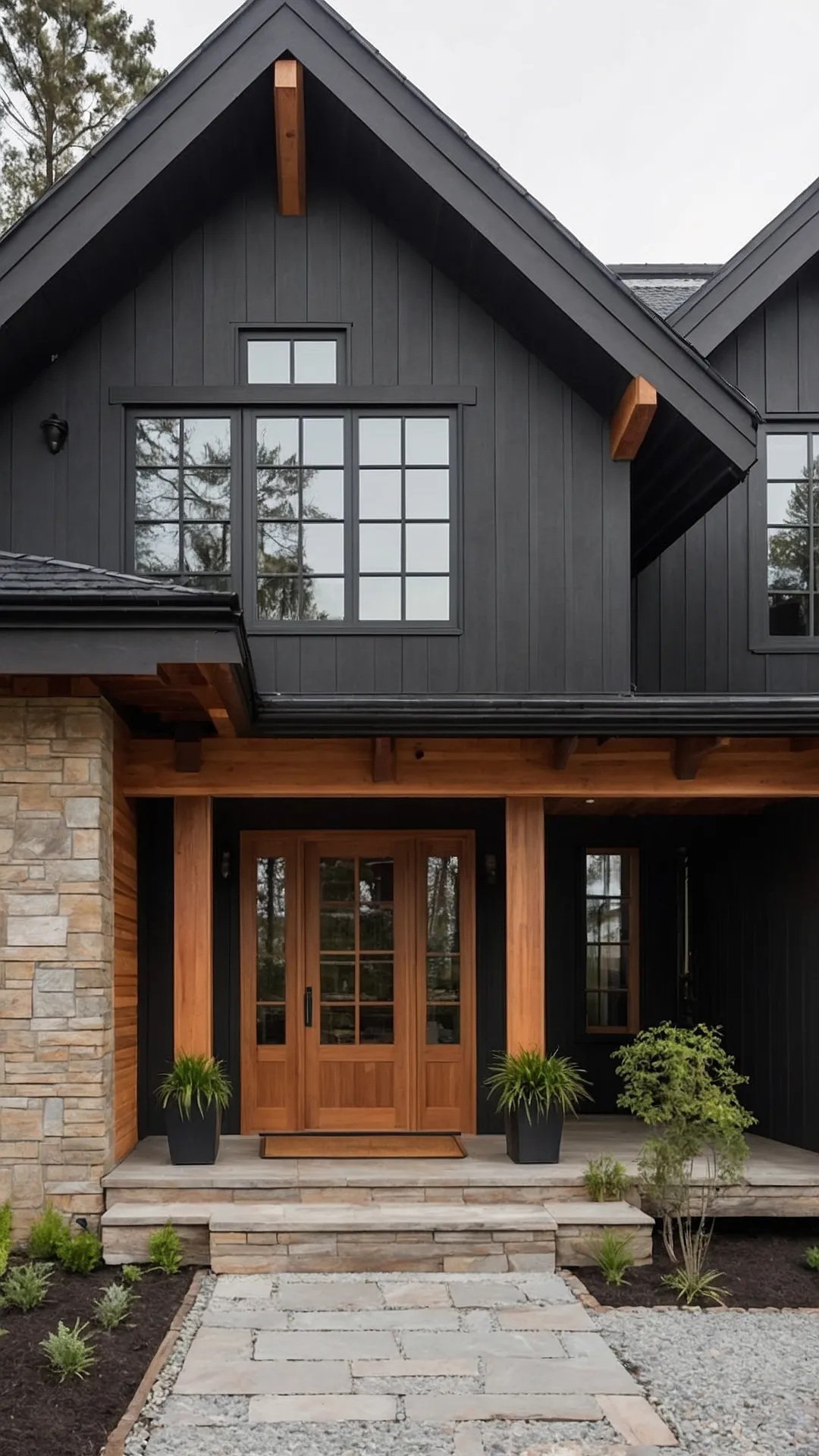 Crafting Black, White, and Cherry: 15 Stunning Wood House Ideas for Minecraft 35 Whispering Woods Haven