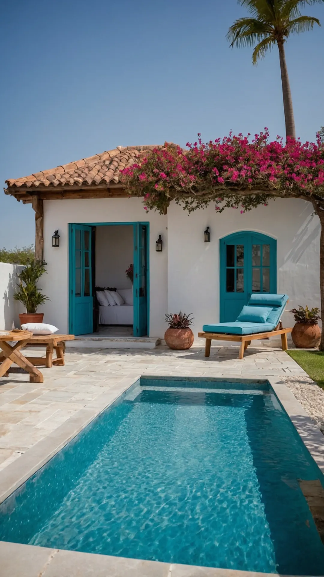 Texas-Sized Fun in a Tiny Pool: 18 Ideas for Small Yards 37 Little Pool, Big Chill