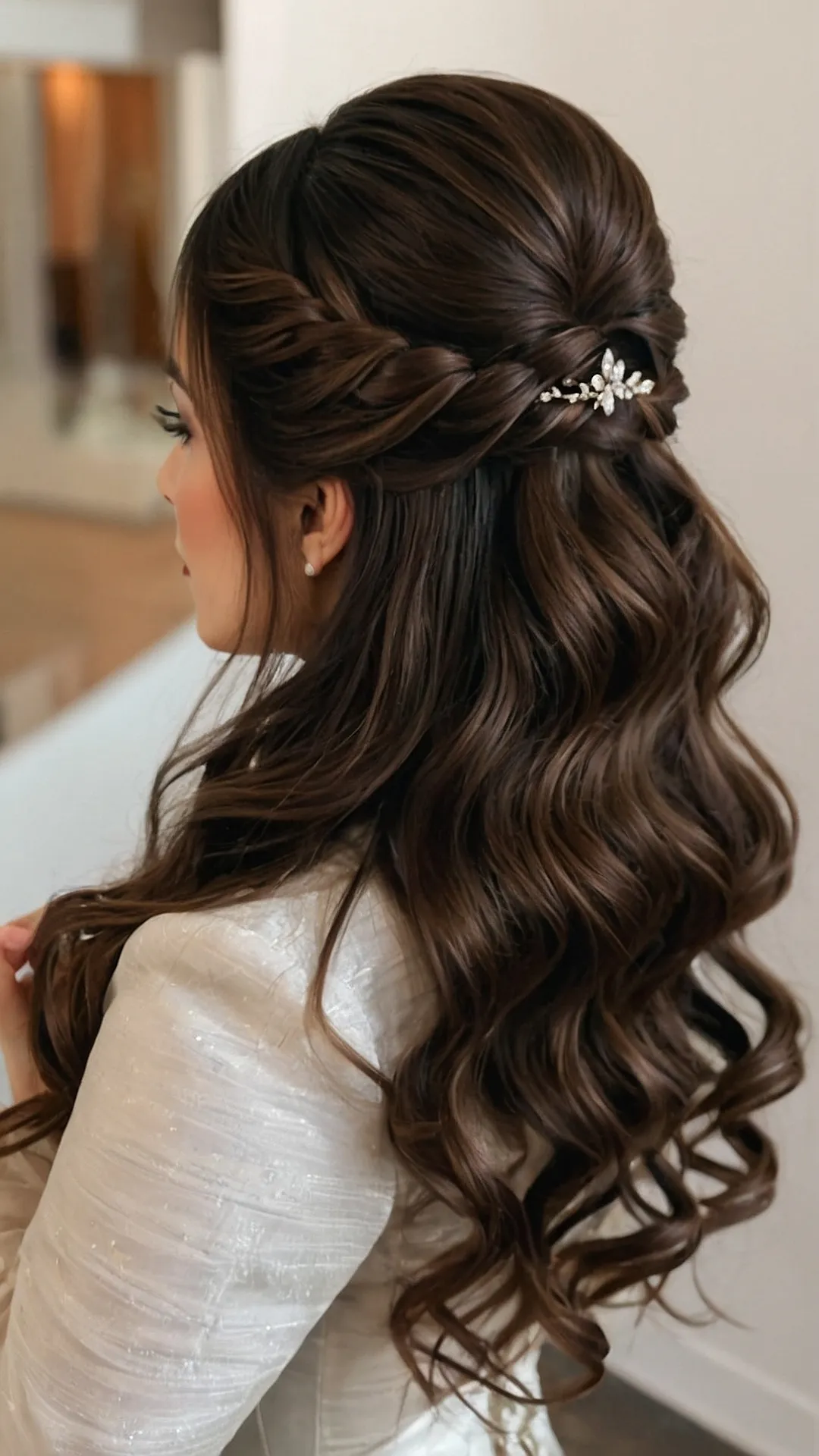 18 Stunning Half-Up Half-Down Wedding Hairstyles for the Modern Bride 39 The Perfect Half-Up Do
