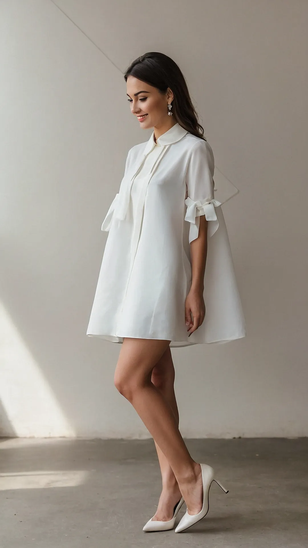 18 Cute Women Dress Ideas for Every Occasion 35 Angel Wing Silhouette