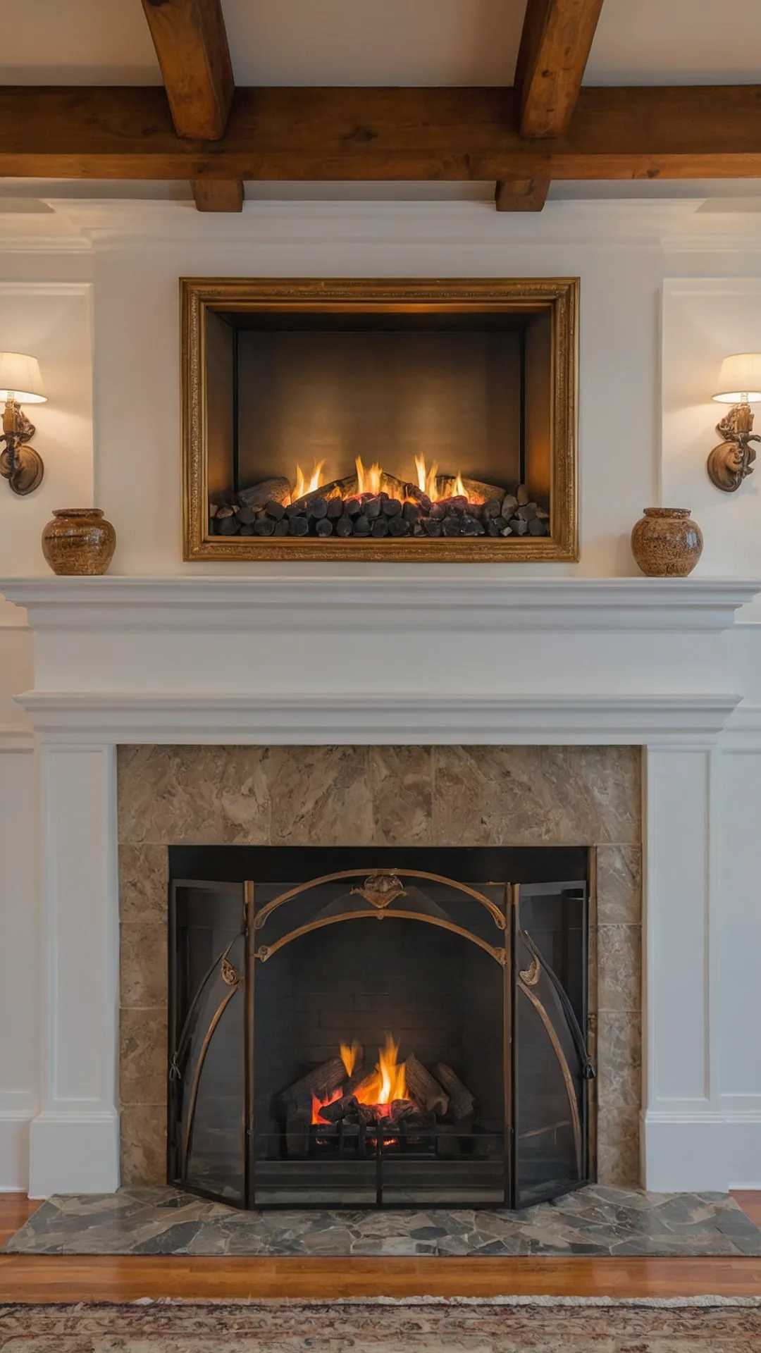 Trendy Hearths: 17 Living Room Fireplace Designs for Your Cozy Retreat 32 Fueling The Calm