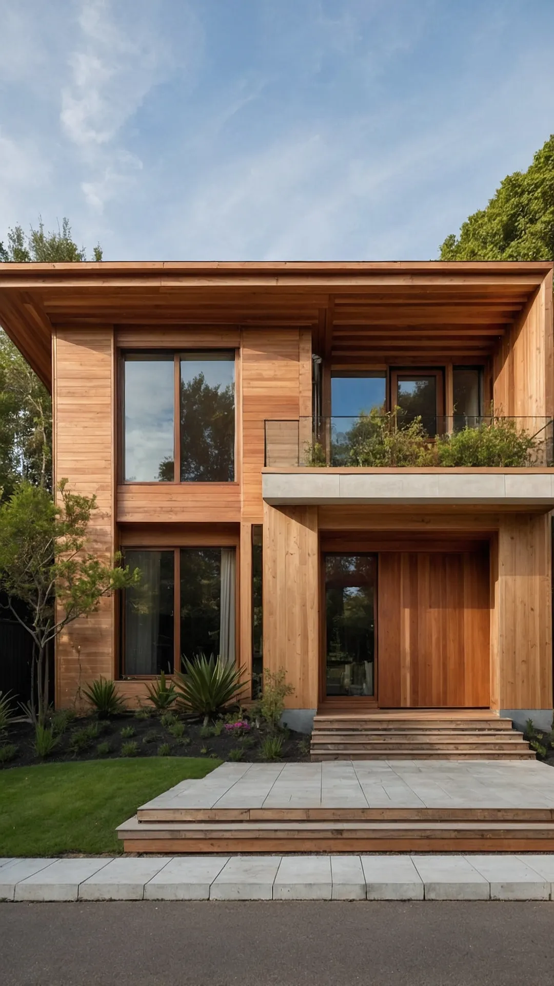 Crafting Black, White, and Cherry: 15 Stunning Wood House Ideas for Minecraft 39 Artful Arbor Structure