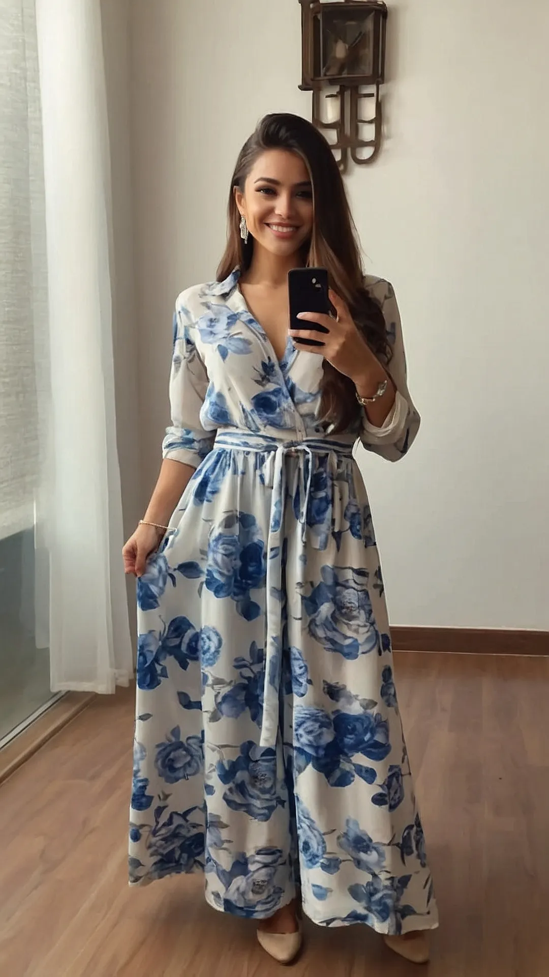 Embrace European Charm: 15 Fall Outfit Ideas for Your 2024 Travels 42 Floral Fantasy: