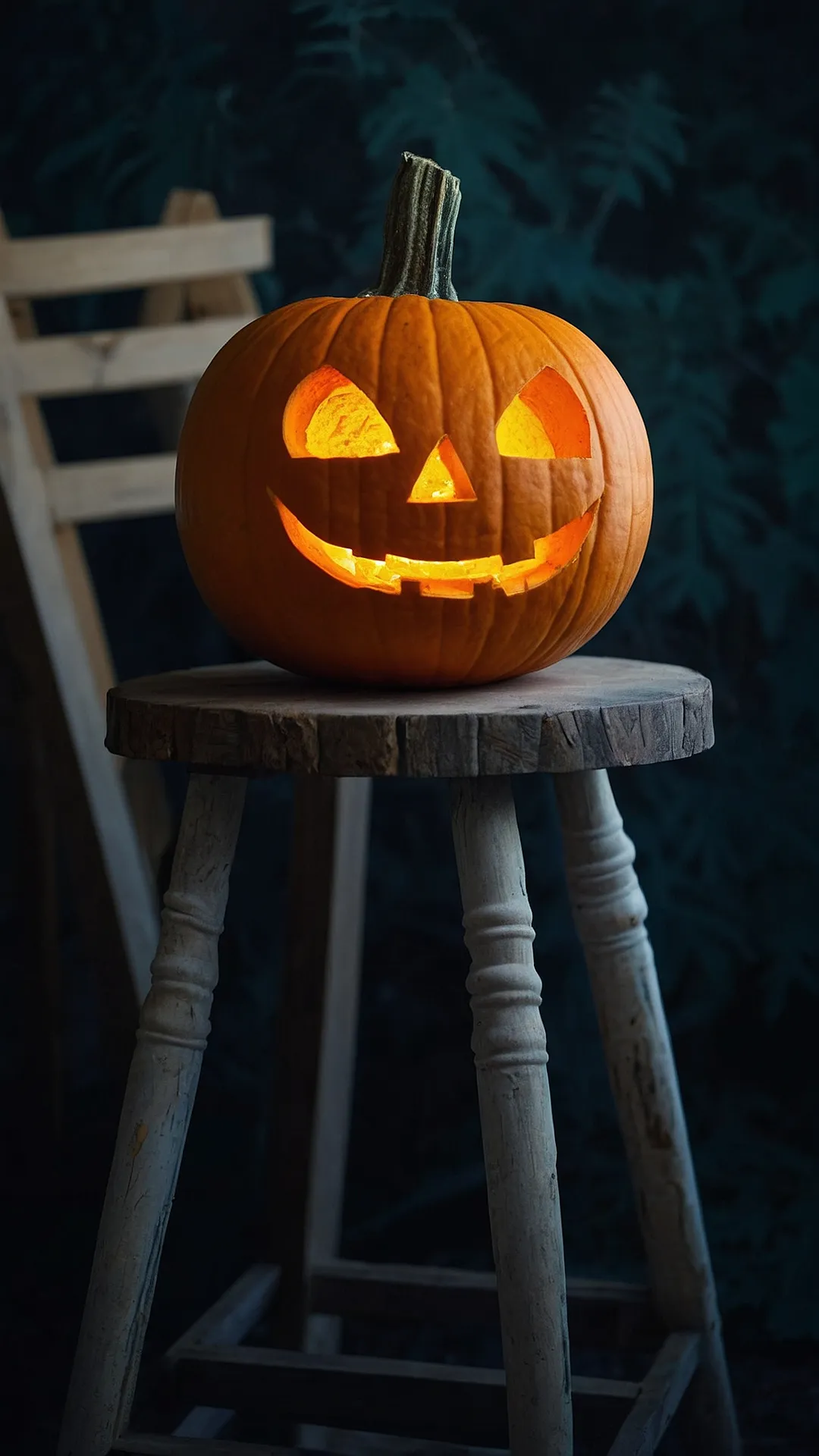 Jack-o'-Lantern Takes a Seat