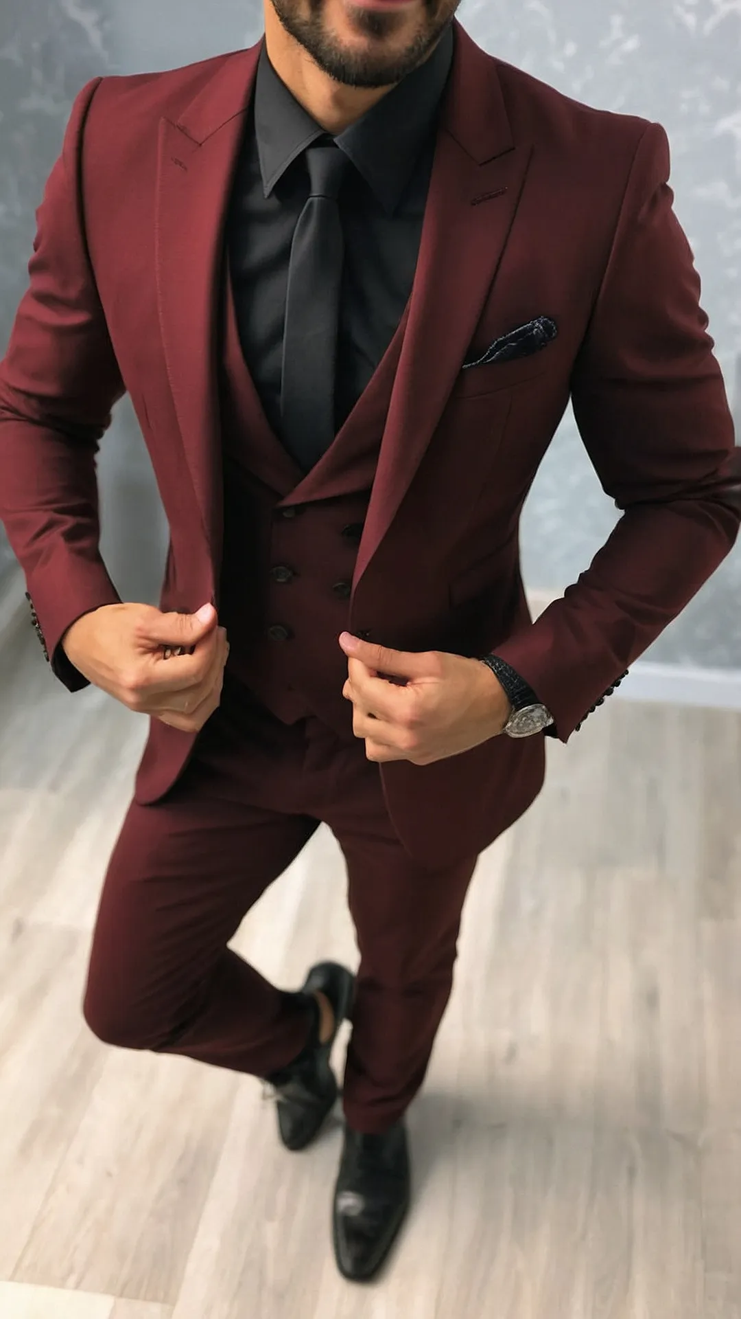 From Anime to Aesthetic: 15 Stunning Mens Red Suit Styles** ** 32 Red Hot Gentleman's Guide