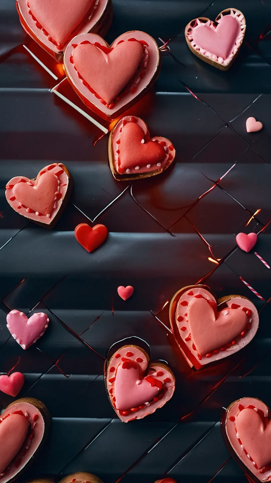 Romantic Reds: 19 Dark Aesthetic Valentine’s Wallpapers 36 Melting Moments