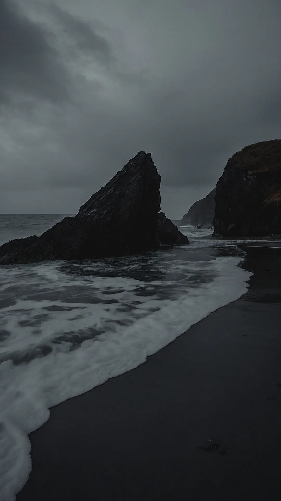 Dive into Darkness: 15 Aesthetic Dark Wallpapers for Your Devices 37 Coastal Gloom