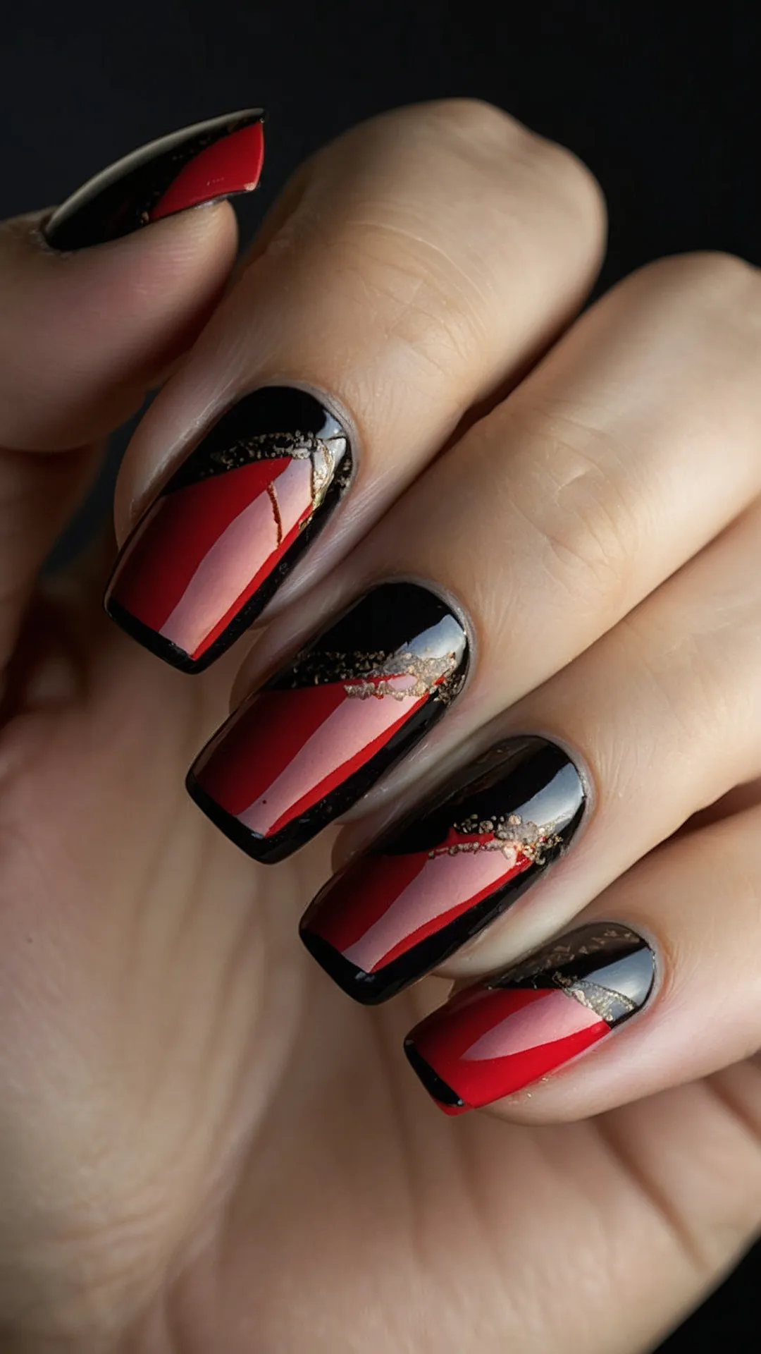 Celebrate Your Style: 18 Vibrant Red Nail Ideas Just for You! 37 Flame Point