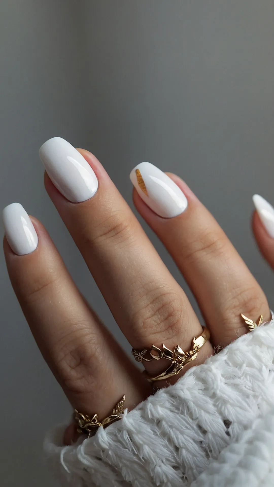 Unlock Your Nail Potential: 15 Stunning White Designs** ** 31 Gilded Dreams: