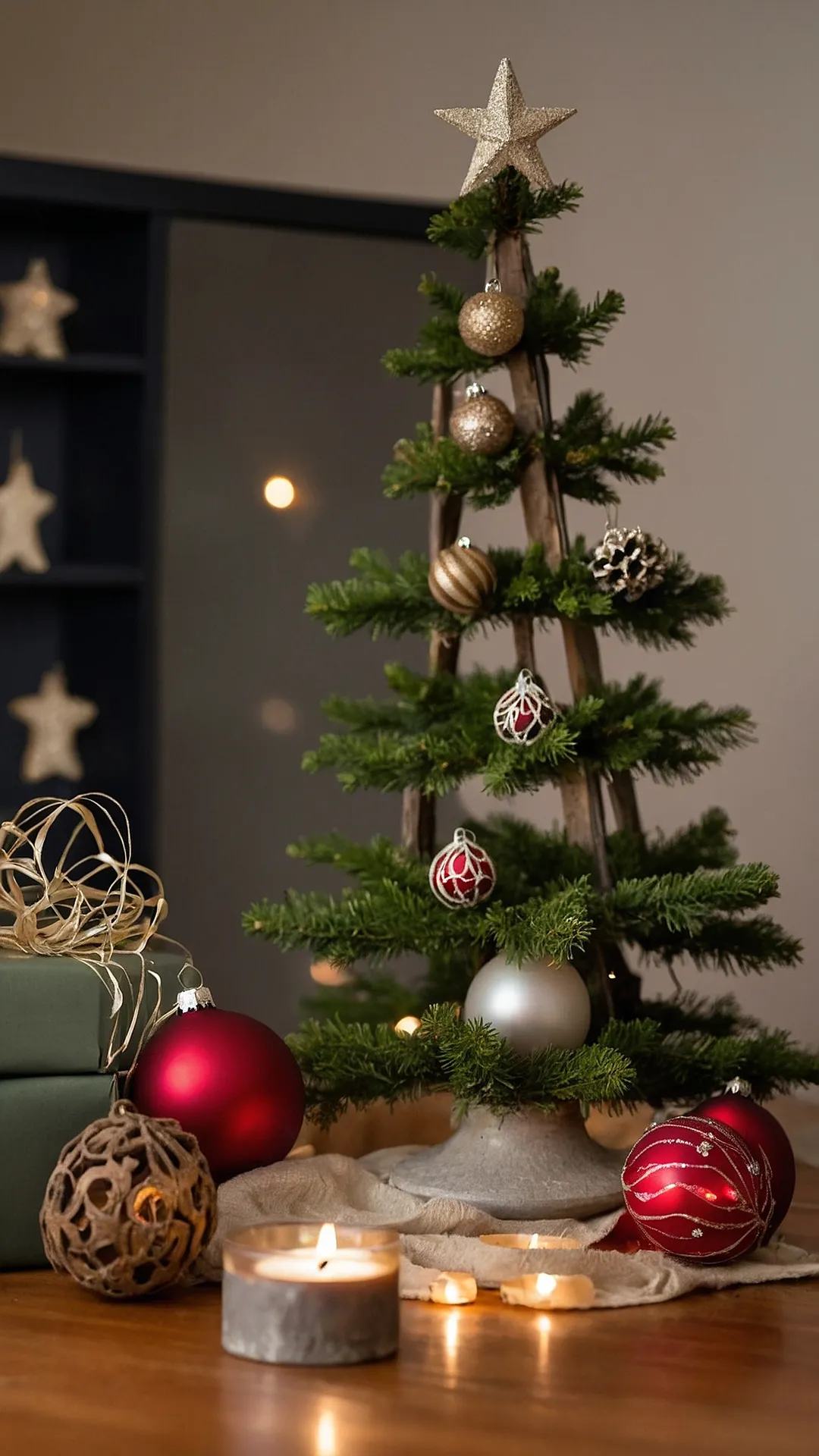 25+ DIY Easy Christmas Decorations to Transform Your Home 31 Miniature Christmas Tree Magic