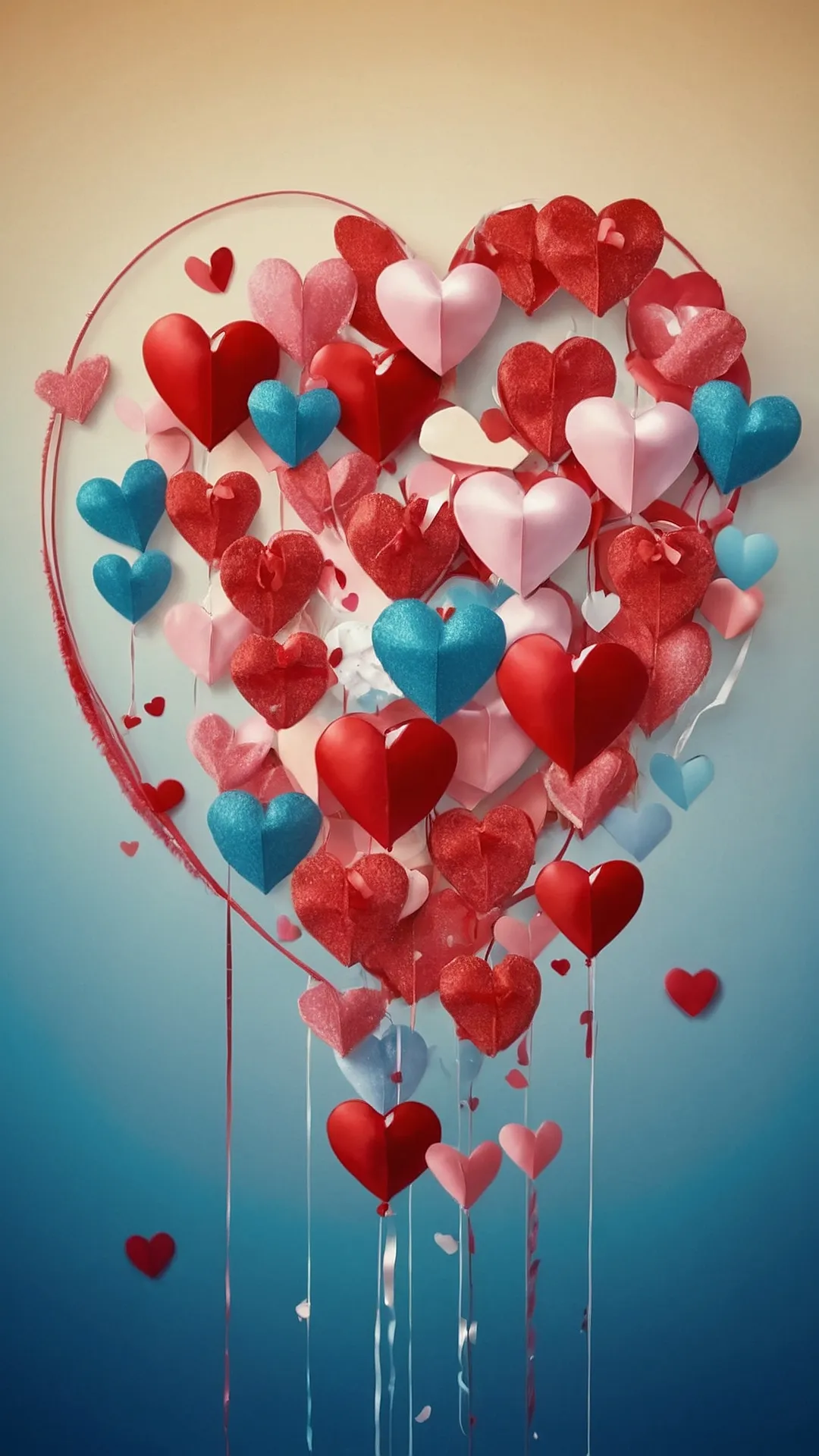 Romantic Reds: 19 Dark Aesthetic Valentine’s Wallpapers 45 Heart-Shaped Bliss