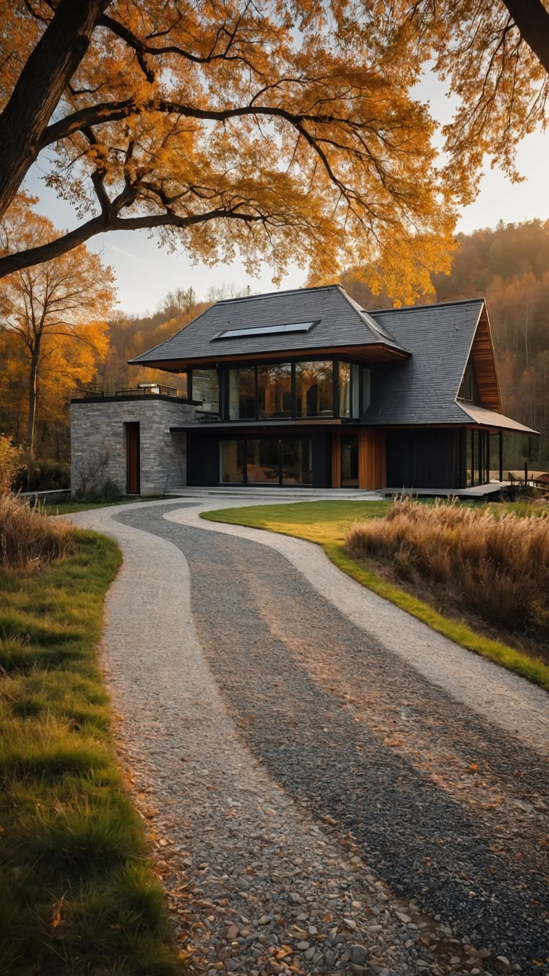 Crafting Black, White, and Cherry: 15 Stunning Wood House Ideas for Minecraft 43 Forest Edge Masterpiece