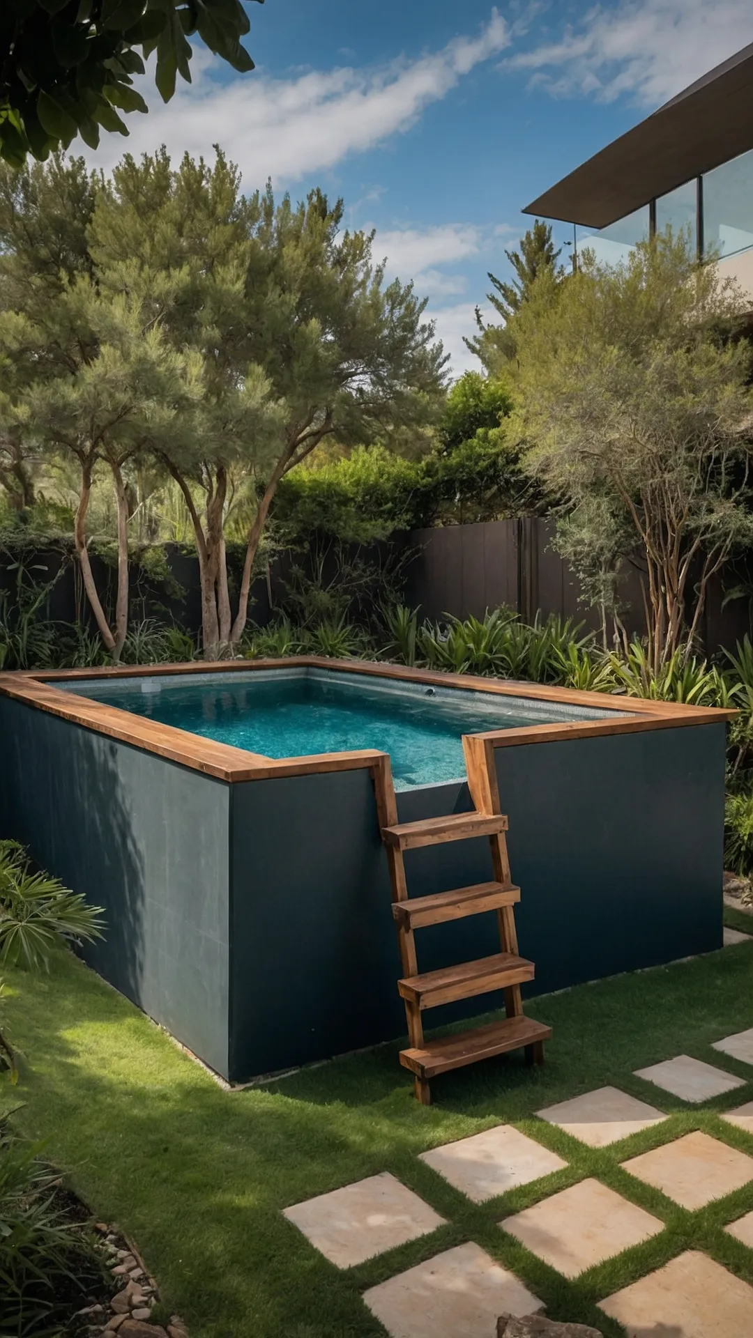 Texas-Sized Fun in a Tiny Pool: 18 Ideas for Small Yards 35 Dip in Delight