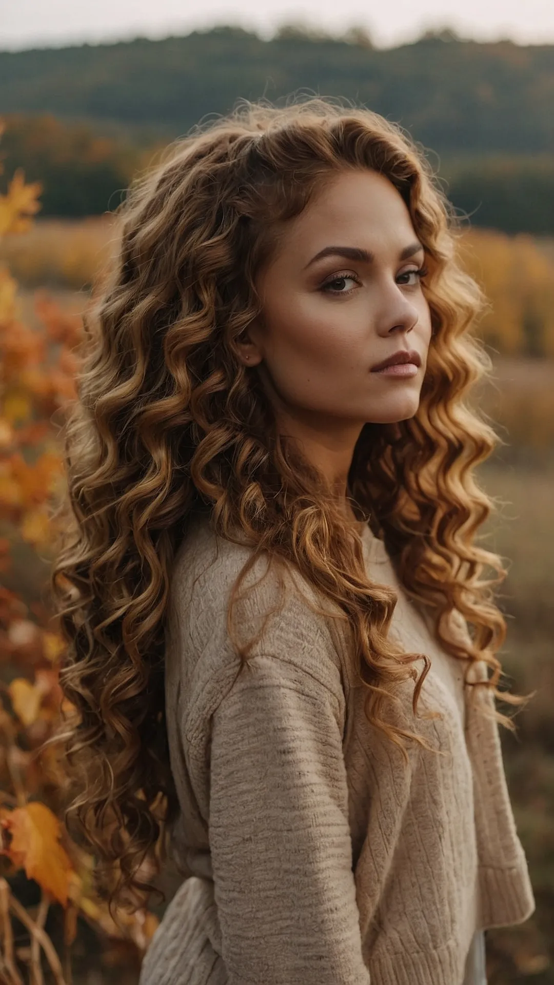 Hair-itage: Autumn's Curly Embrace