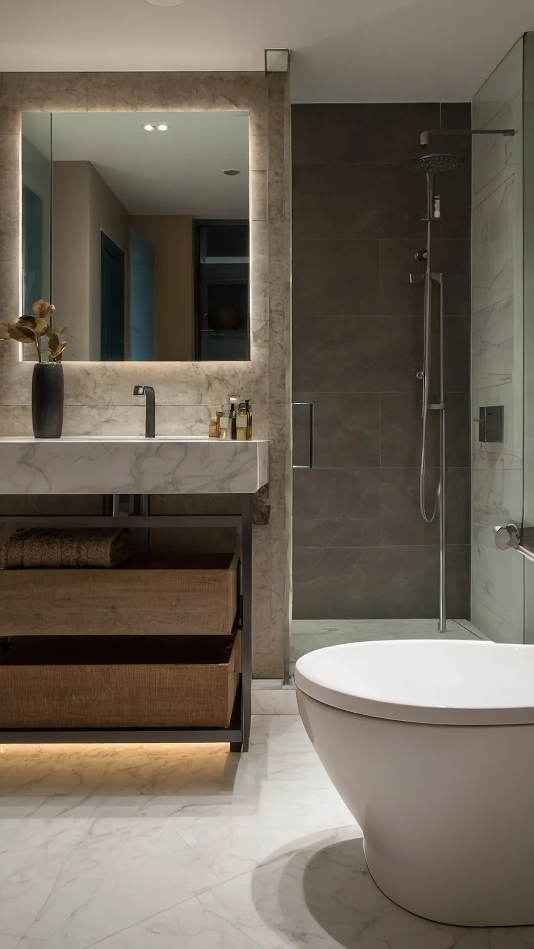 Big Bathroom Style, Small Space