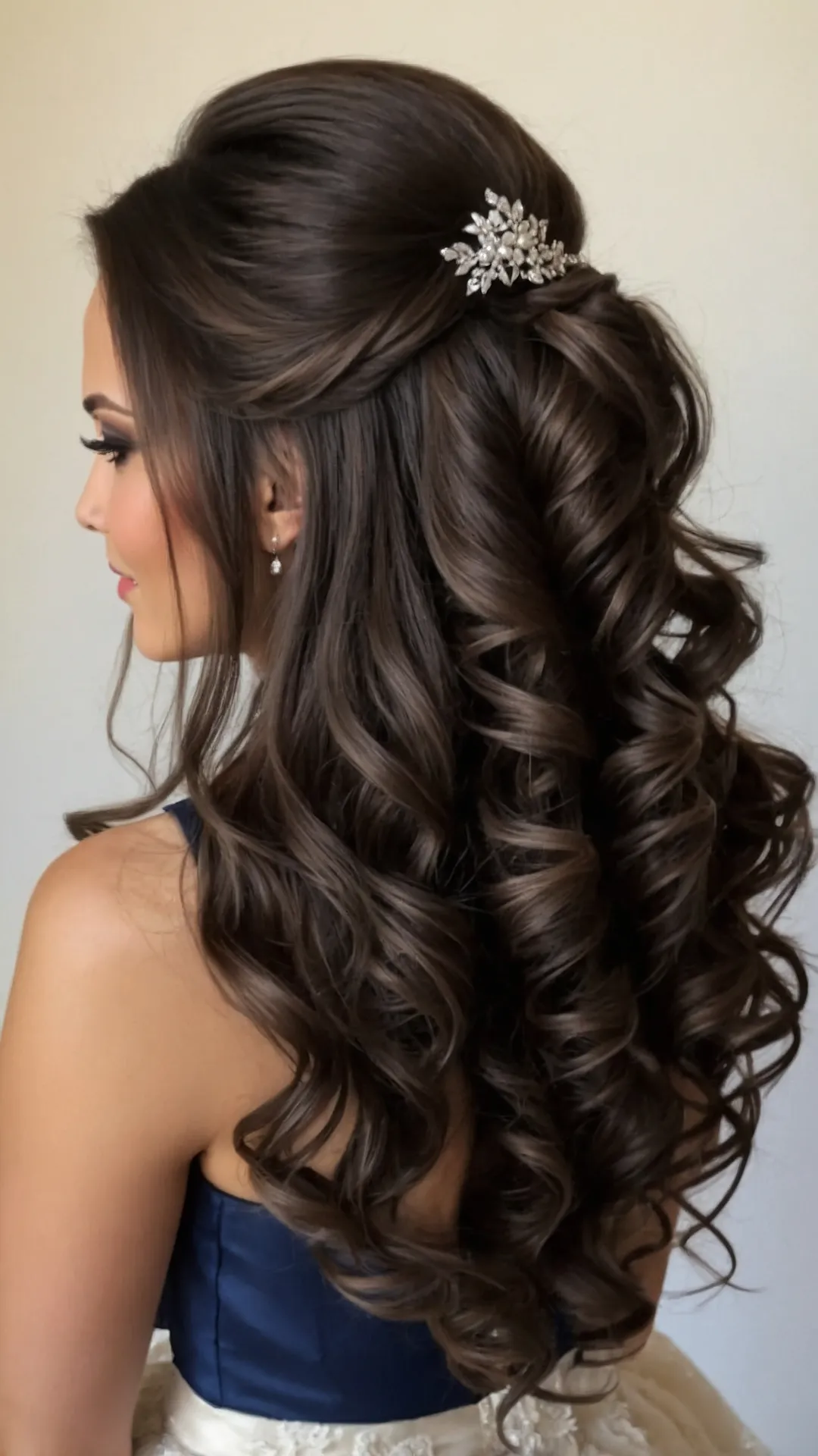 Creative Half Up Half Down Hairstyle Ideas to Wow Your Guests 34 The Elevated Bridal Pony