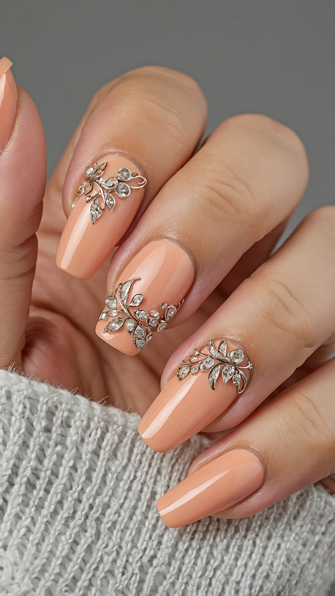 Peach Perfection: 19 Nail Art Ideas to Try Right Now 44 Sweet Peach Dreams