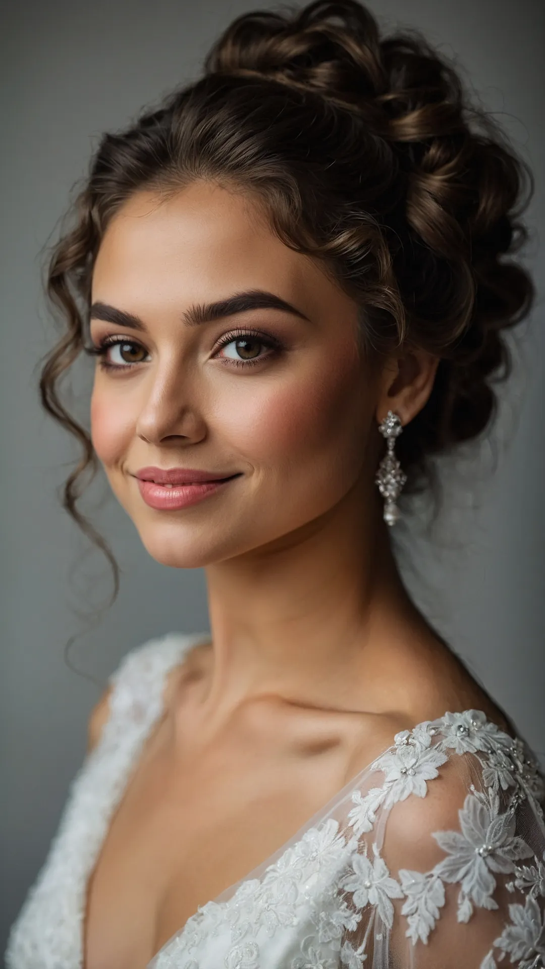 Big Day, Big Curls: 21 Naturally Curly Bridal Styles to Love** ** 47 Your Crown of Curls